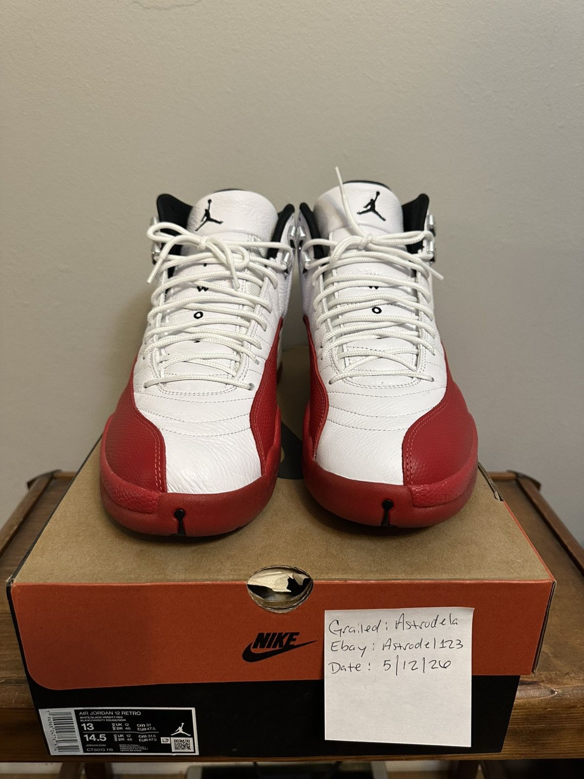 Jordan Brand Nike Air Jordan 12 Retro 2023 Cherry Size 13 Size US 13 / EU 46 - 4 Thumbnail