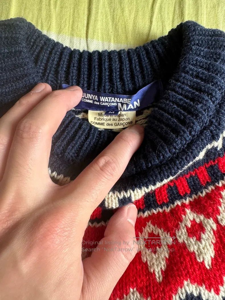 Junya Watanabe Junya Watanabe Wool Knit Sweater Size US M / EU 48-50 / 2 - 3 Thumbnail