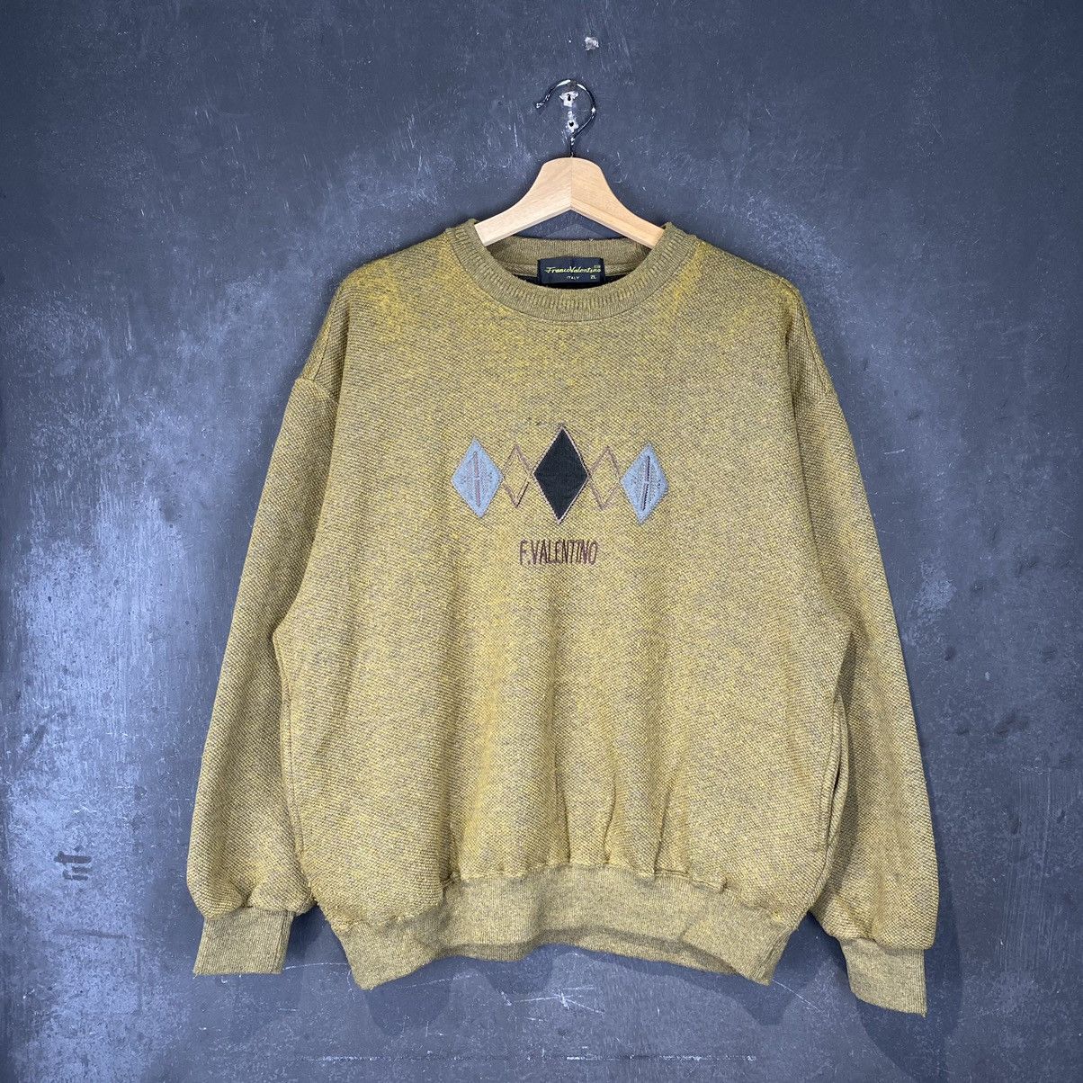 Valentino Franco Valentino Italy Knitted Crewneck Size US XL / EU 56 / 4 - 1 Thumbnail