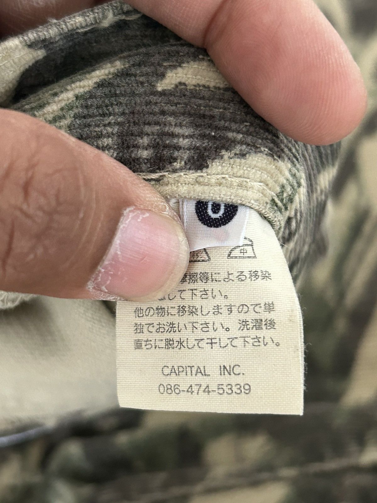 Kapital Kapital Camo Corduroy Japan Vintage Trousers Size US 27 - 11 Thumbnail