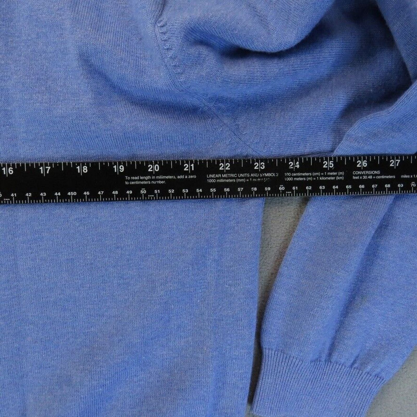 BUGATCHI Bugatchi Uomo Cashmere Sweater Mens Medium Blue Crew Size US M / EU 48-50 / 2 - 7 Thumbnail