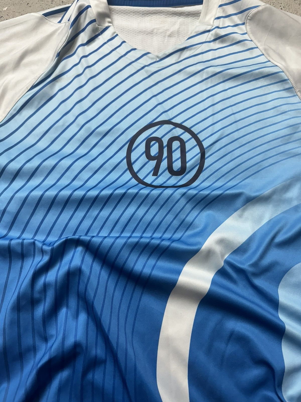 Nike × Vintage Vintage Y2K Nike Total 90 Sport T Shirt Swoosh 90s Soccer Size US XL / EU 56 / 4 - 4 Thumbnail
