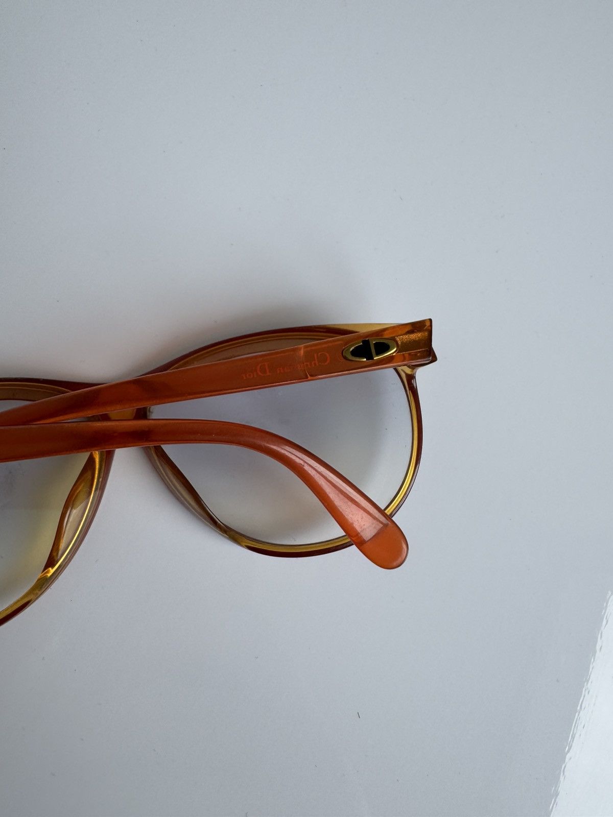 Christian Dior Monsieur Christian Dior Sunglasses Oversized Orang Gradient Retro Size ONE SIZE - 8 Thumbnail