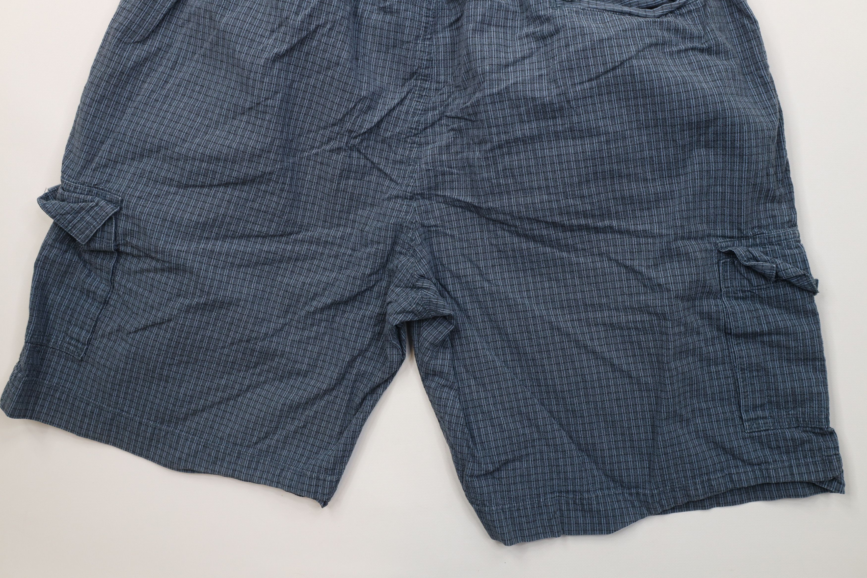 Vintage Vintage 90s Streetwear Above Knee Harem Cargo Shorts Cotton Size US 36 / EU 52 - 10 Thumbnail