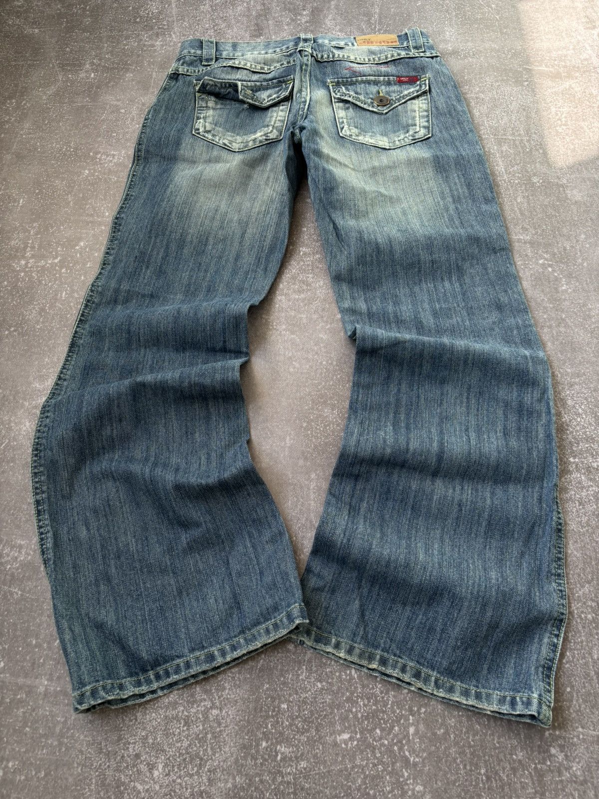 Pre-owned Hysteric Glamour X If Six Was Nine Y2k Vintage Fade Style Jeans If Six Was Nine Style Lgb In Blue