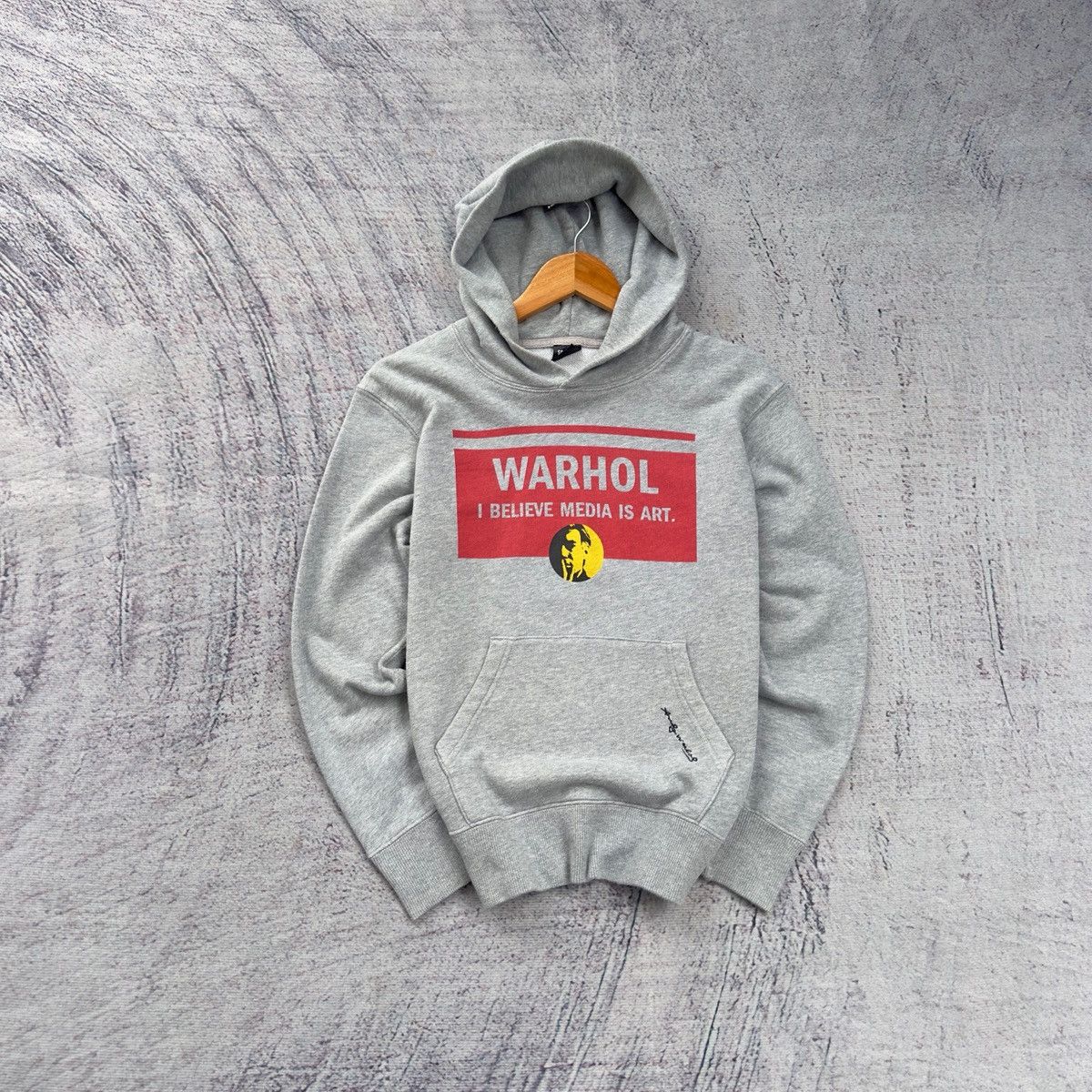 Andy Warhol UNIQLO X ANDY WARHOL BIG LOGO HOODIE Size US S / EU 44-46 / 1 - 1 Thumbnail