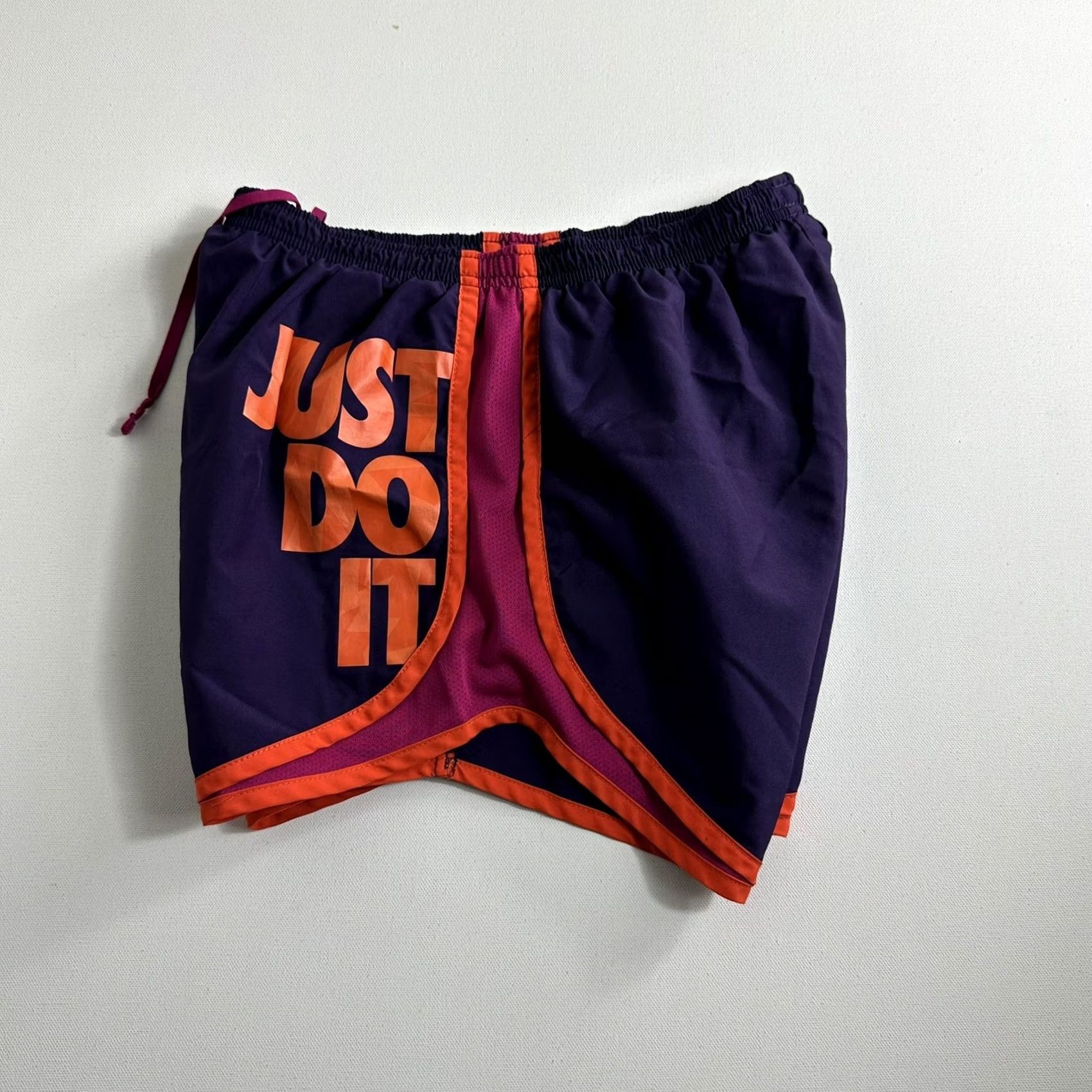 Nike Nike Womens Dri-Fit Running Shorts - Size Small - Purple Pink Orange - Athletic Wear Size 28" / US 6 / IT 42 - 2 Thumbnail