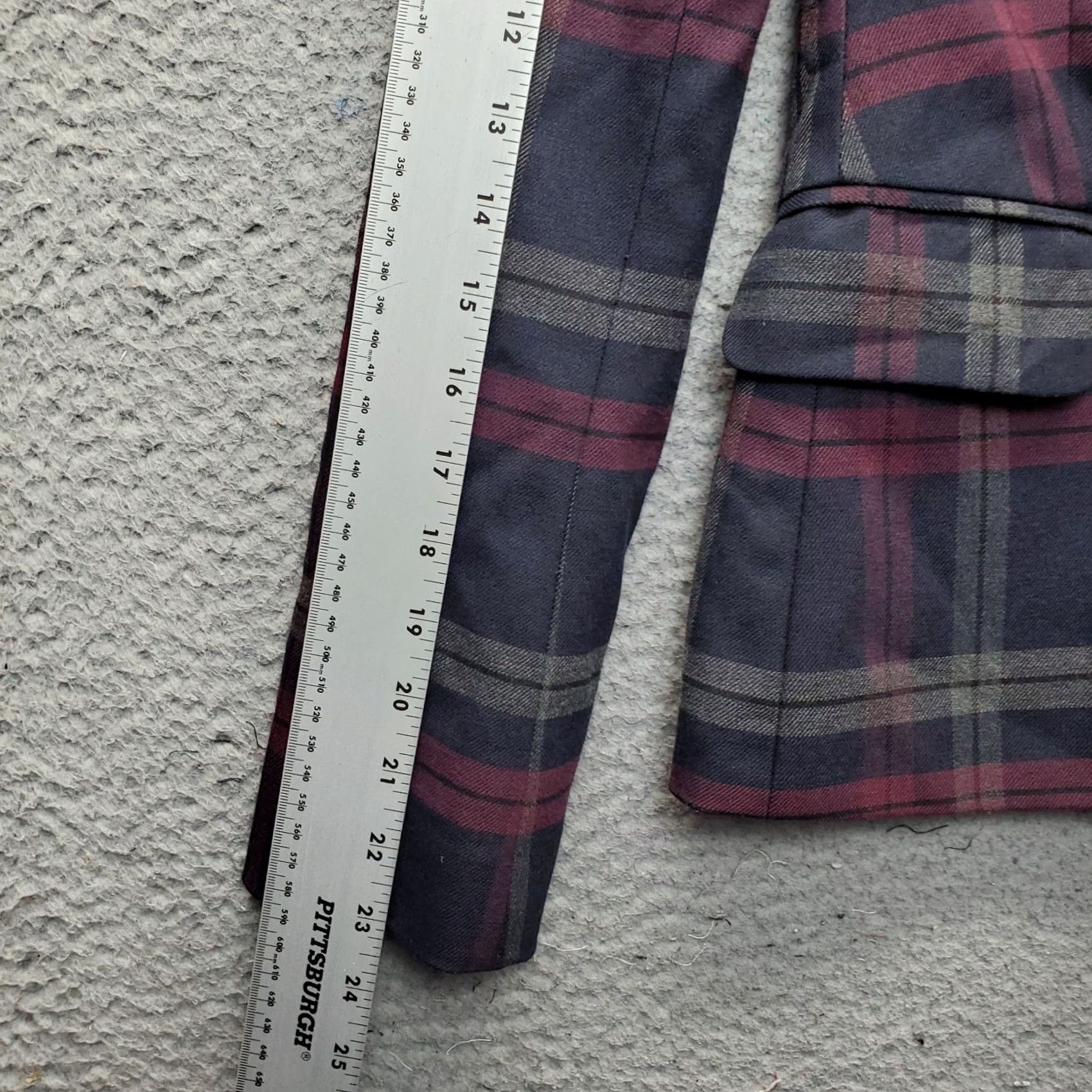 Express Express Blazer Womens 0 Multicolor Plaid Lined Single Breasted Notch Lapel One Button Blazer Jacket Mens? Size XS / US 0-2 / IT 36-38 - 4 Thumbnail