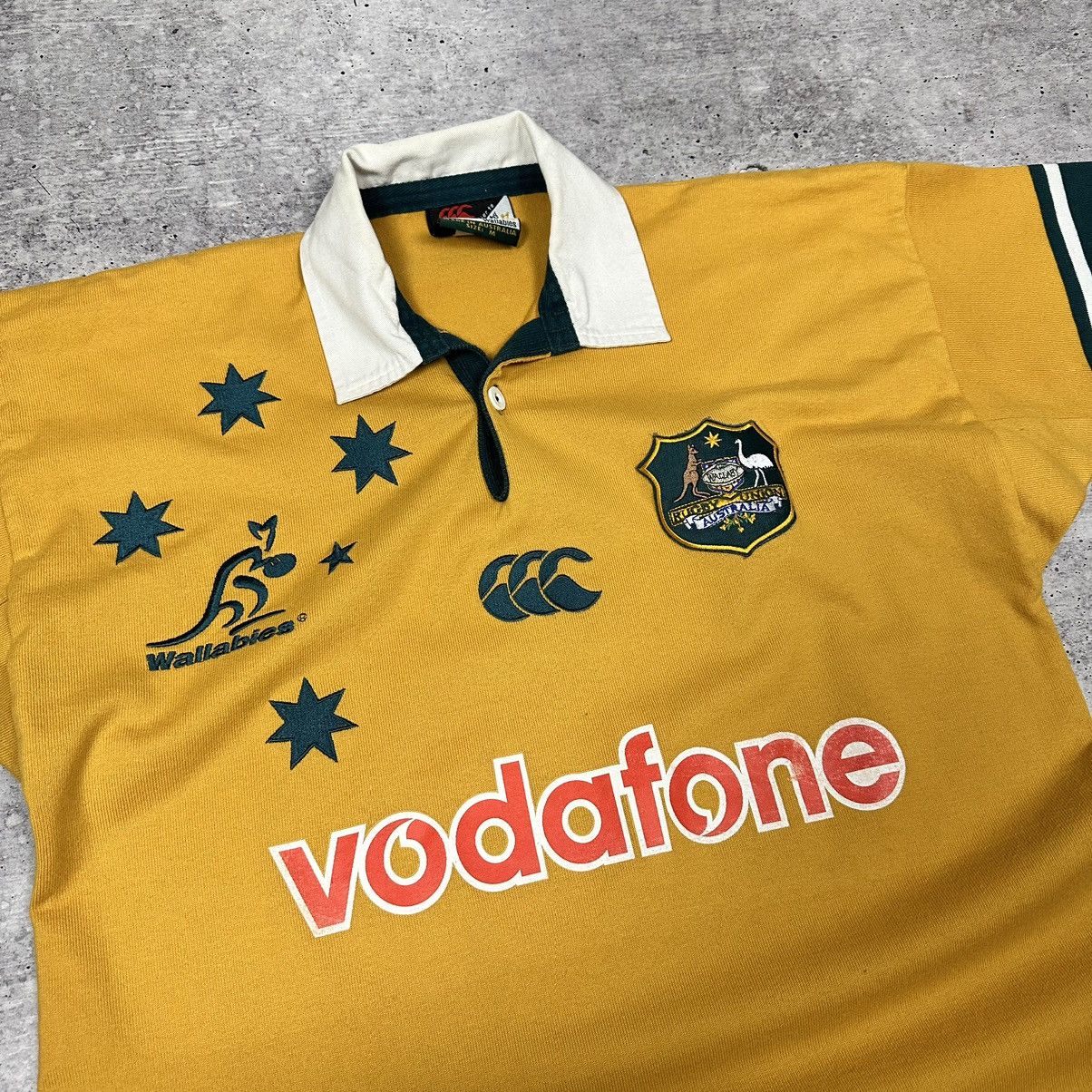 Canterbury of New Zealand Rare 00s Australia Wallabies Canterbury Rugby Union Jersey Size US M / EU 48-50 / 2 - 6 Thumbnail
