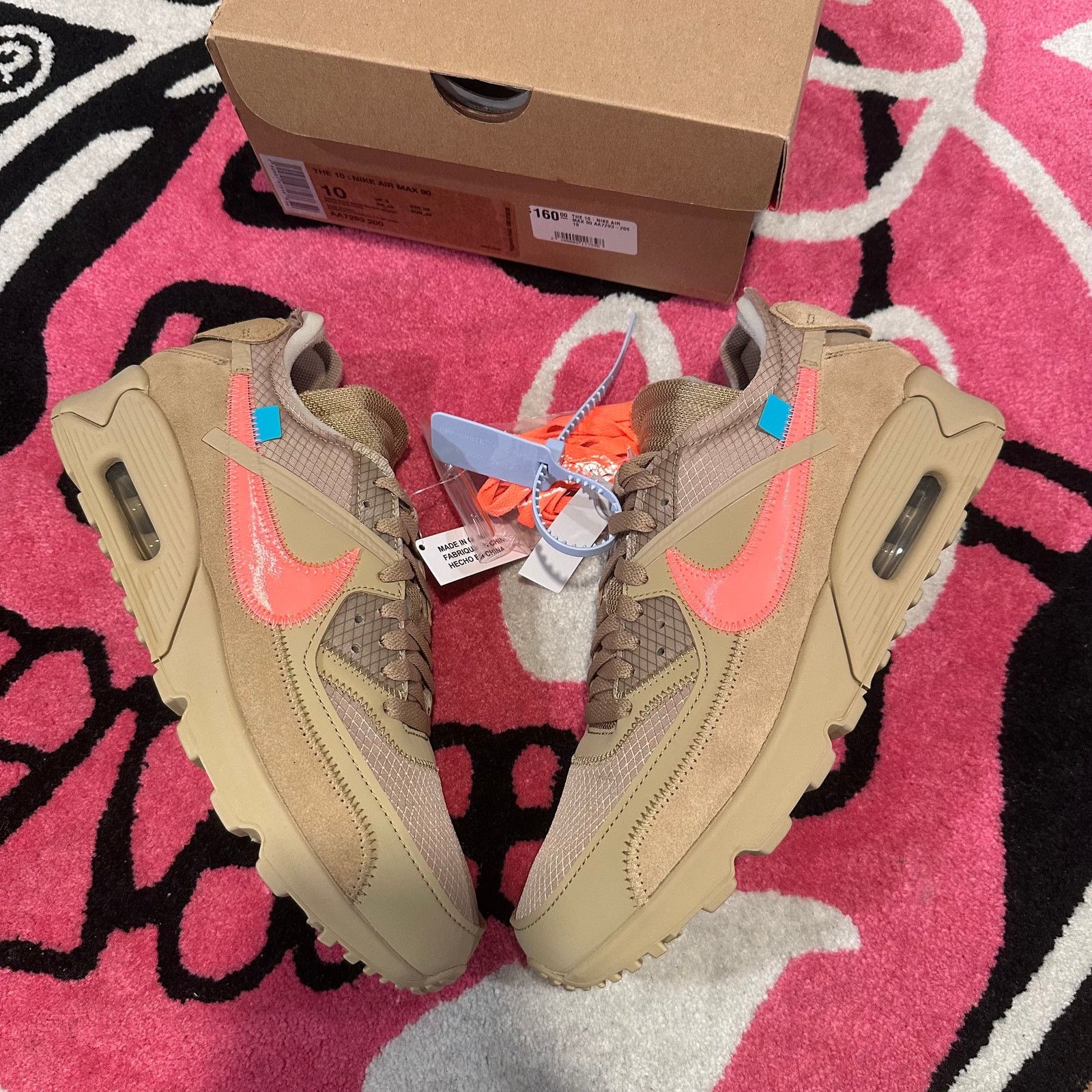 Nike × Off-White Nike x Off-White Air Max 90 “Desert Ore” - Size 10 Size US 10 / EU 43 - 3 Thumbnail