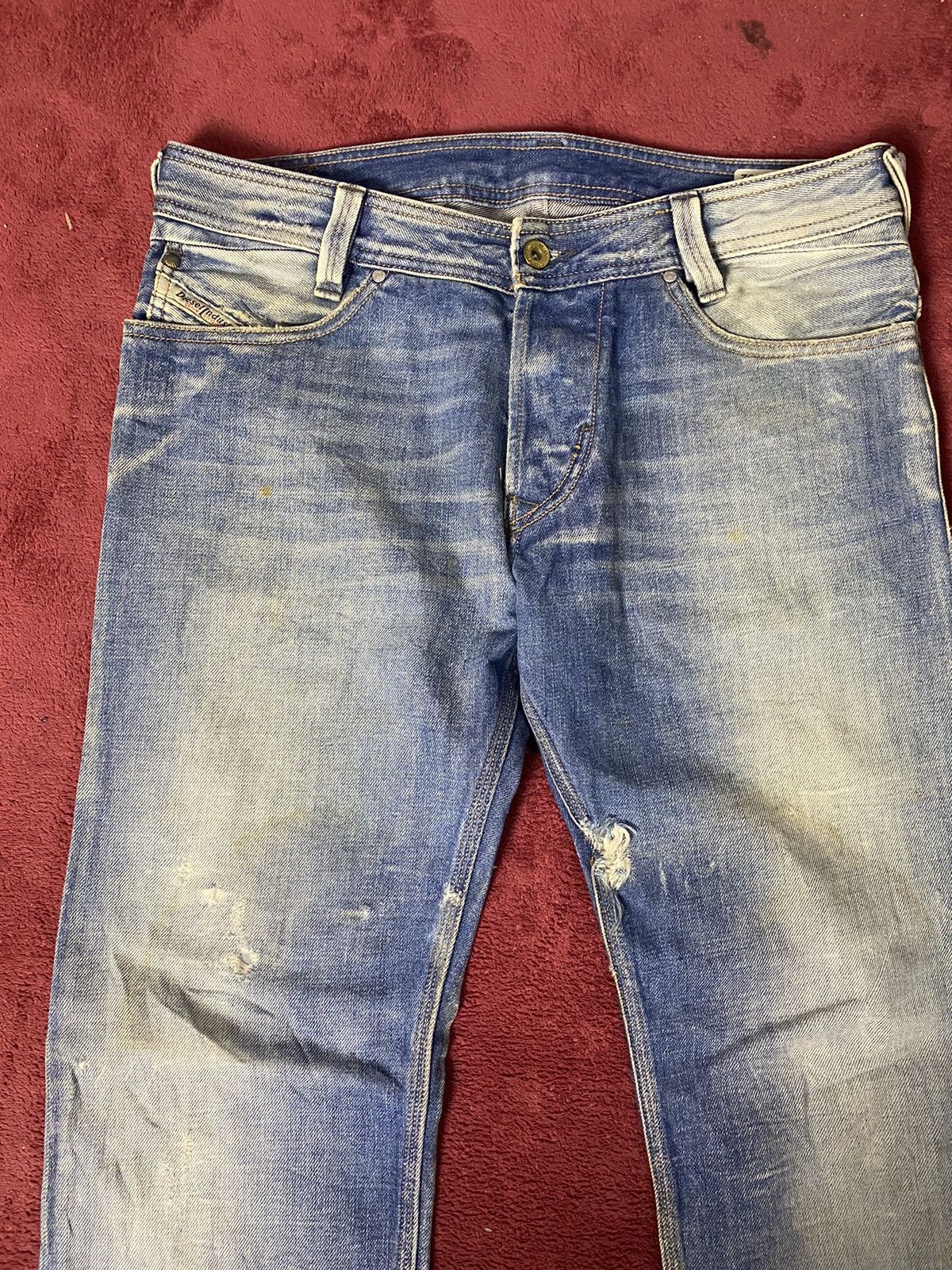 Diesel × Vintage Vintage Diesel Slammer Distressed Denim Size US 34 / EU 50 - 5 Thumbnail