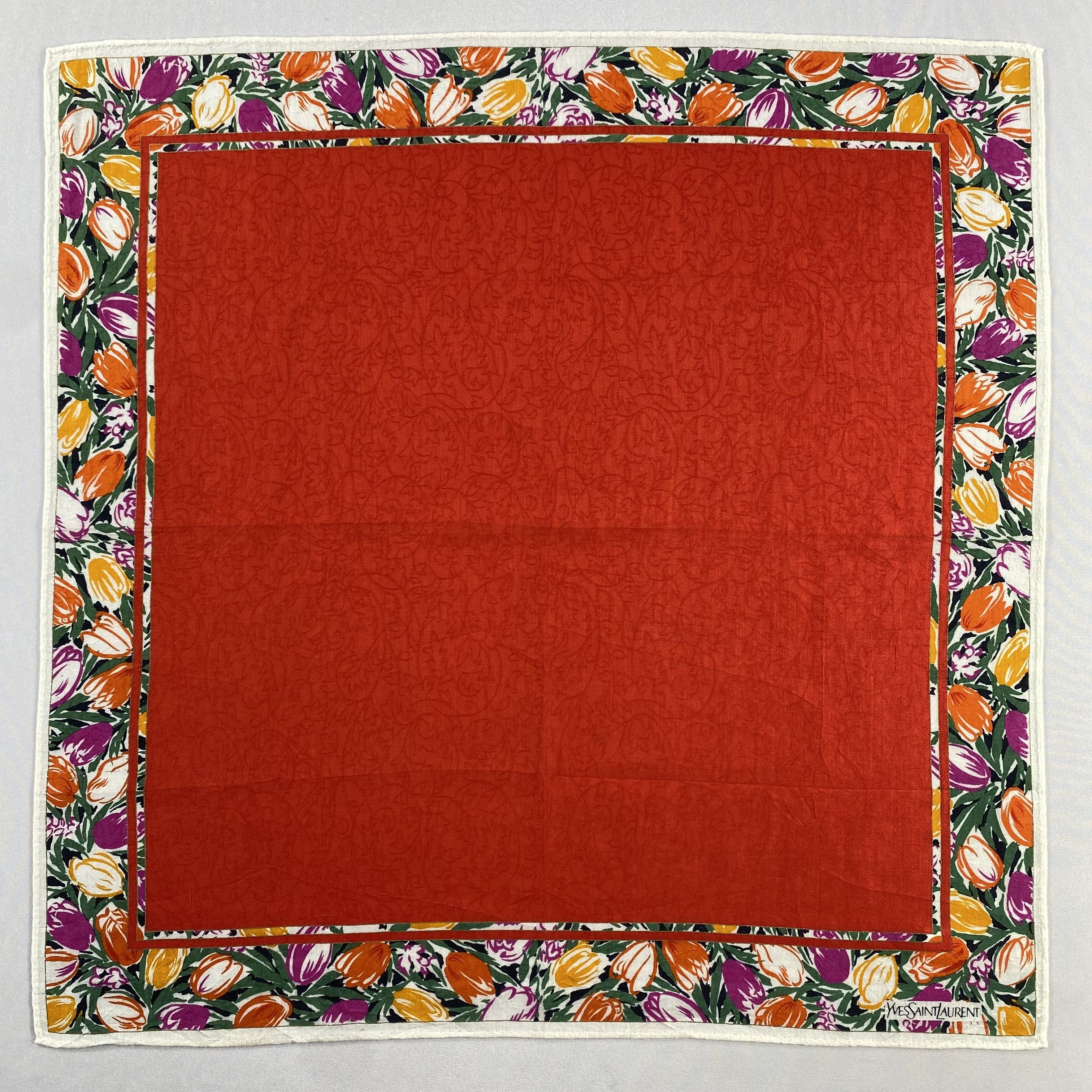 Vintage Yves Saint Laurent Bandana/ Handkerchief / Neckerchief-P1786 Size ONE SIZE - 1 Thumbnail