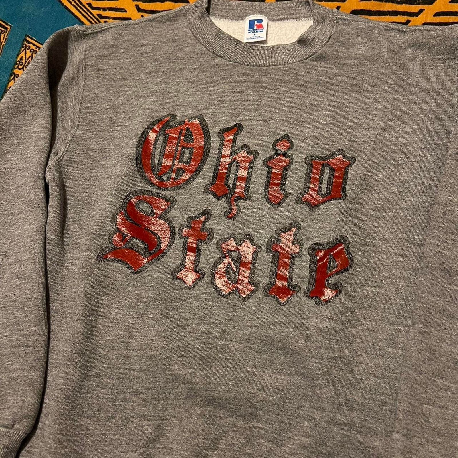 Russell Athletic Vintage russell athletic ohio state crewneck sweater college Size US M / EU 48-50 / 2 - 4 Thumbnail