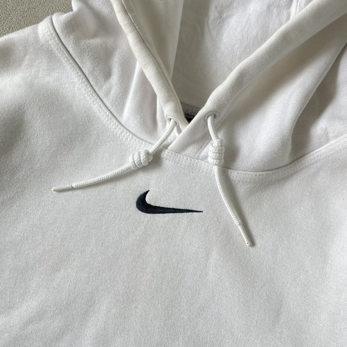 Nike Nike Center Swoosh Hoodie White Size US L / EU 52-54 / 3 - 3 Thumbnail