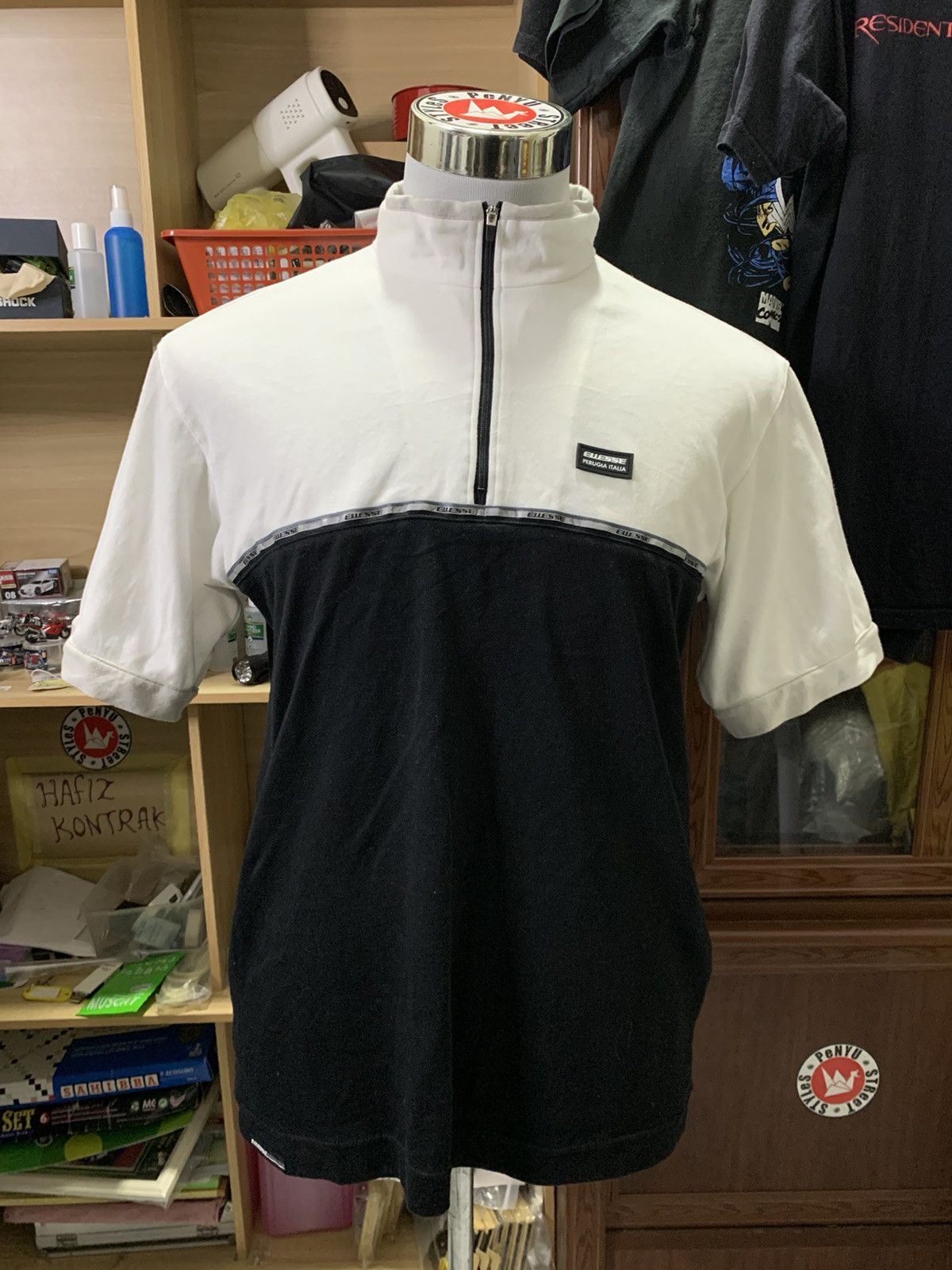 Ellesse Vintage Ellese half zipper short sleeve Size US M / EU 48-50 / 2 - 2 Thumbnail