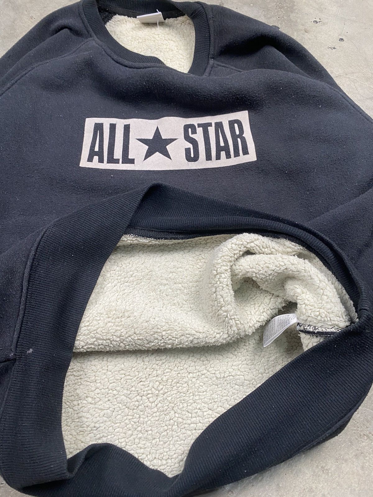 Converse × Vintage y2k Converse Sherpa Crewneck Size US M / EU 48-50 / 2 - 3 Thumbnail