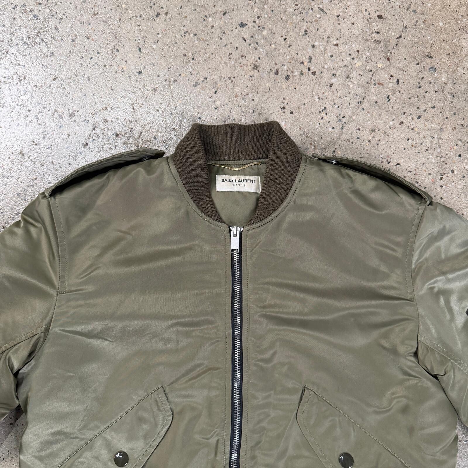 Saint Laurent Paris Saint Laurent Bomber Jacket Size US XS / EU 42 / 0 - 4 Thumbnail