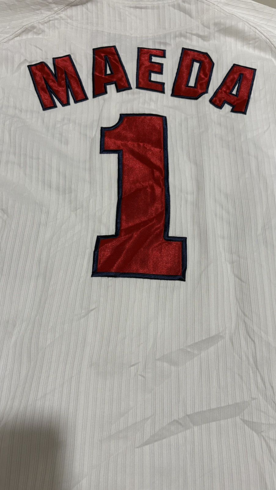 Japanese Brand Hiroshima Carp Japanese Baseball Jersey mizuno #1 Maeda Size US L / EU 52-54 / 3 - 6 Thumbnail