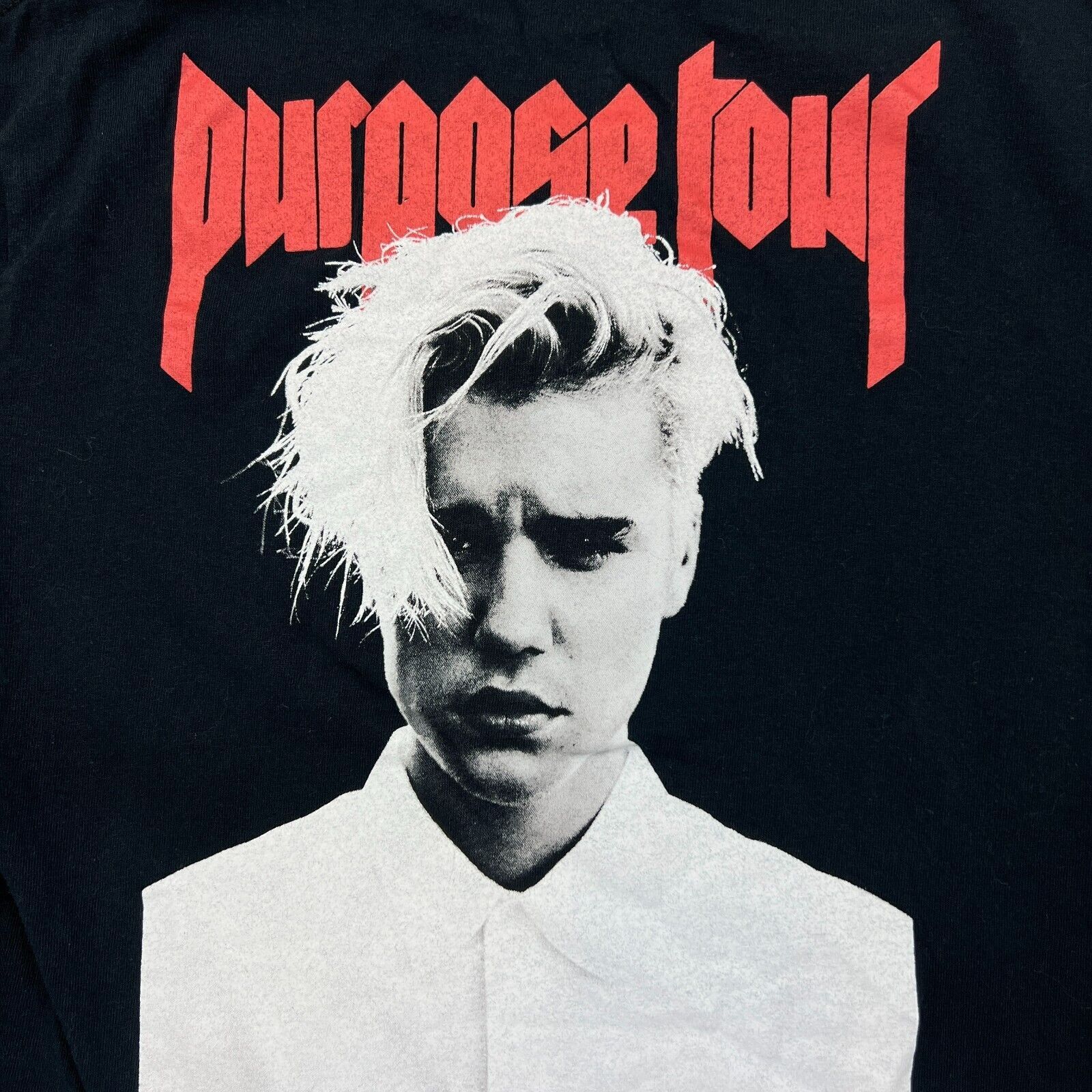 Band Tees × Justin Bieber × Vintage 2016 Justin Beiber T Shirt Small Purpose Tour Forever Tee Size US S / EU 44-46 / 1 - 2 Thumbnail