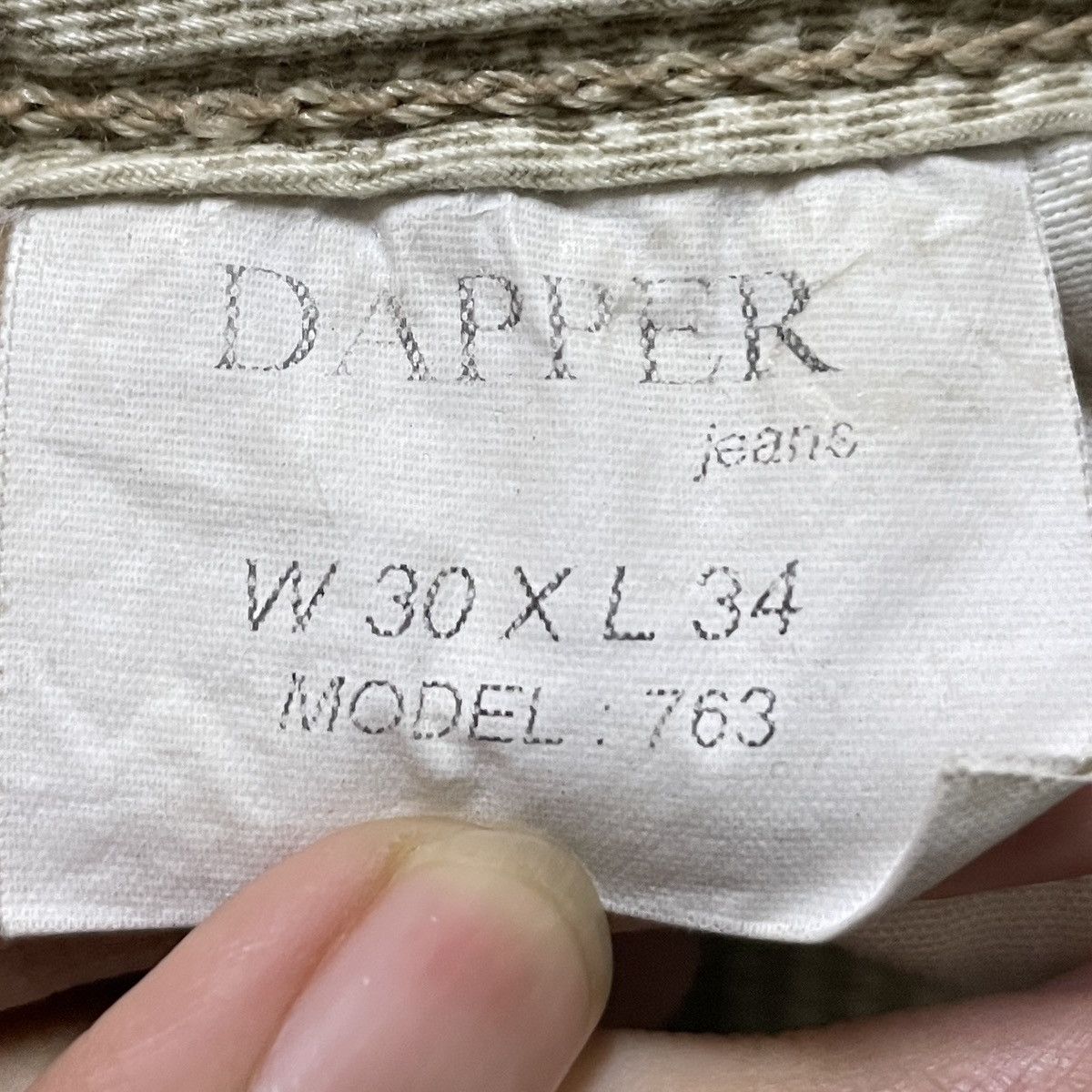 Japanese Brand × Le Grande Bleu (L.G.B.) Rare Design Vintage Japanese Brand Dapper Jeans 2000s Size US 30 / EU 46 - 11 Thumbnail