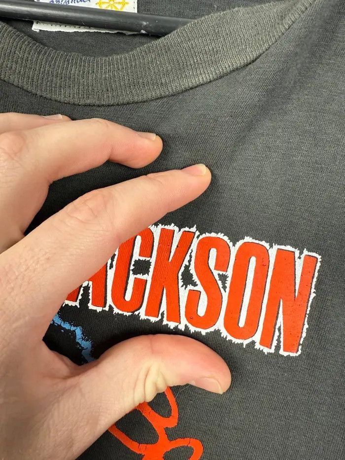 Vintage Vintage Michael Jackson 80s 90s T Shirt Single Stitch 80s Size US M / EU 48-50 / 2 - 8 Thumbnail