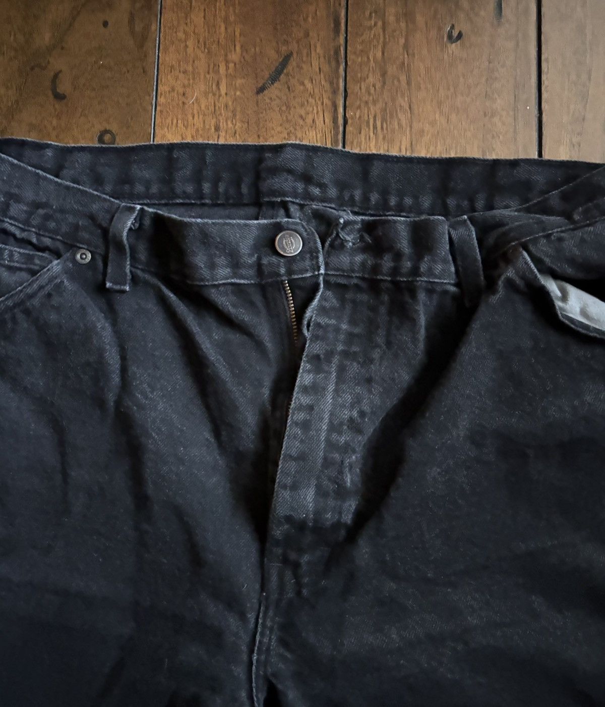 Dickies Dickies Men’s Work Pants 38x30 Black Relaxed Fit Denim Jeans Size US 38 / EU 54 - 3 Thumbnail