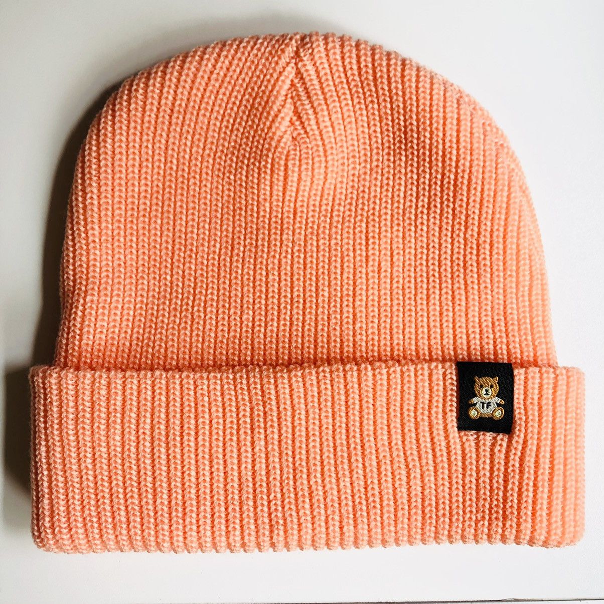 Teddy Fresh Teddy Fresh Beanie PEACH Size ONE SIZE - 1 Thumbnail