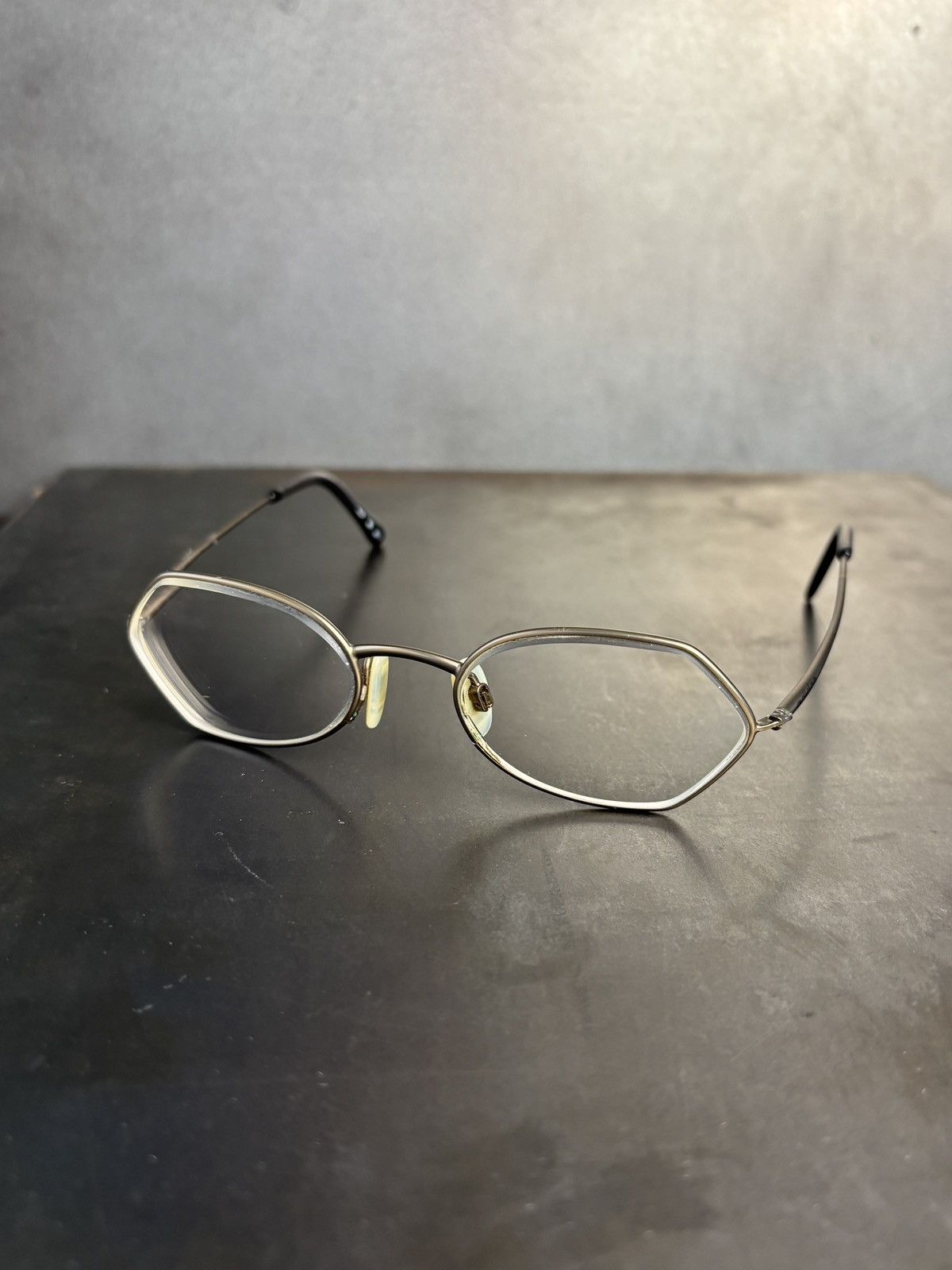 Adidas × Vintage Vintage Adidas Eyeglasses Frames Austria Masters Angular Hex Size ONE SIZE - 16 Thumbnail