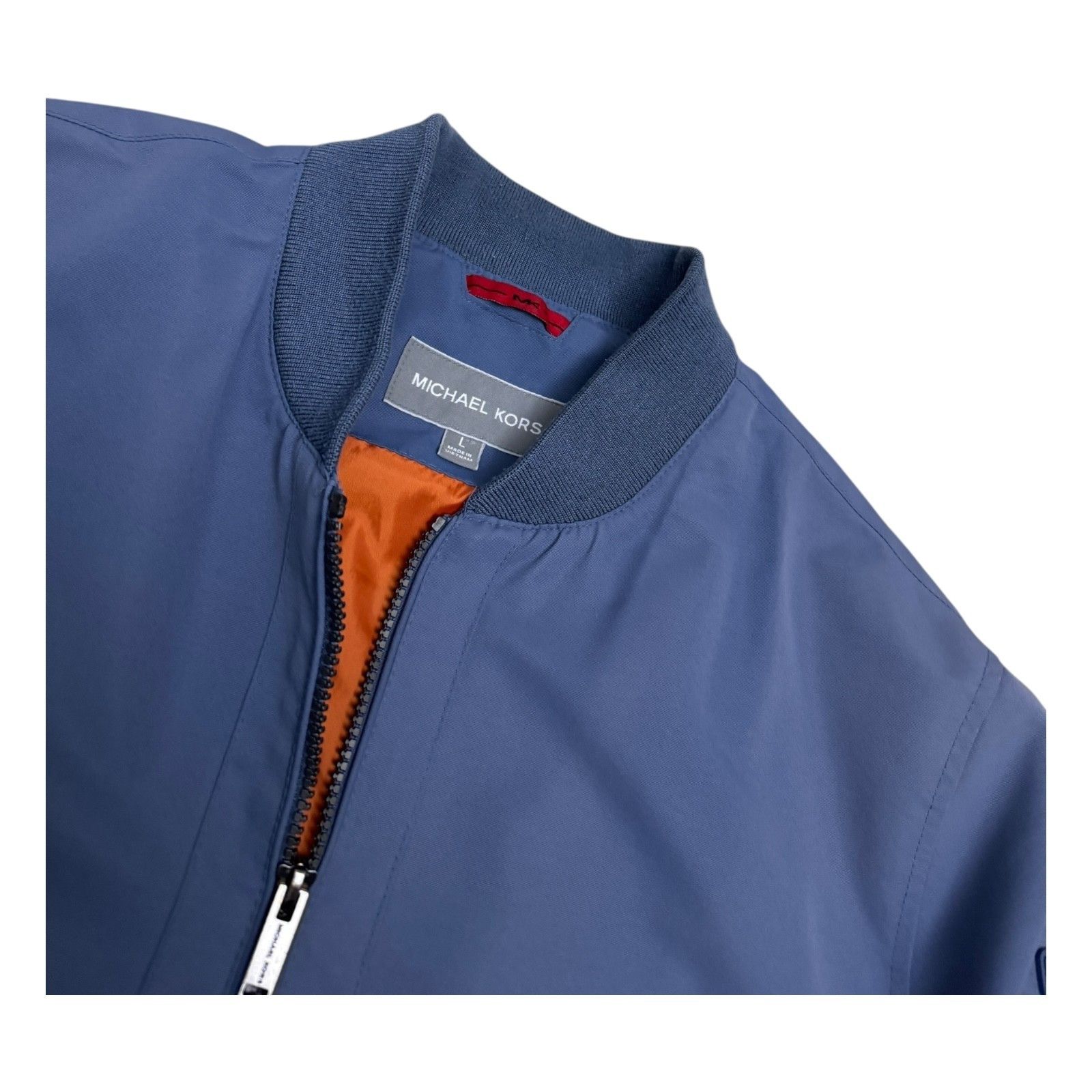 Michael Kors MICHAEL KORS Lightweight Luxury Designer Bomber Jacket Large Size US L / EU 52-54 / 3 - 3 Thumbnail