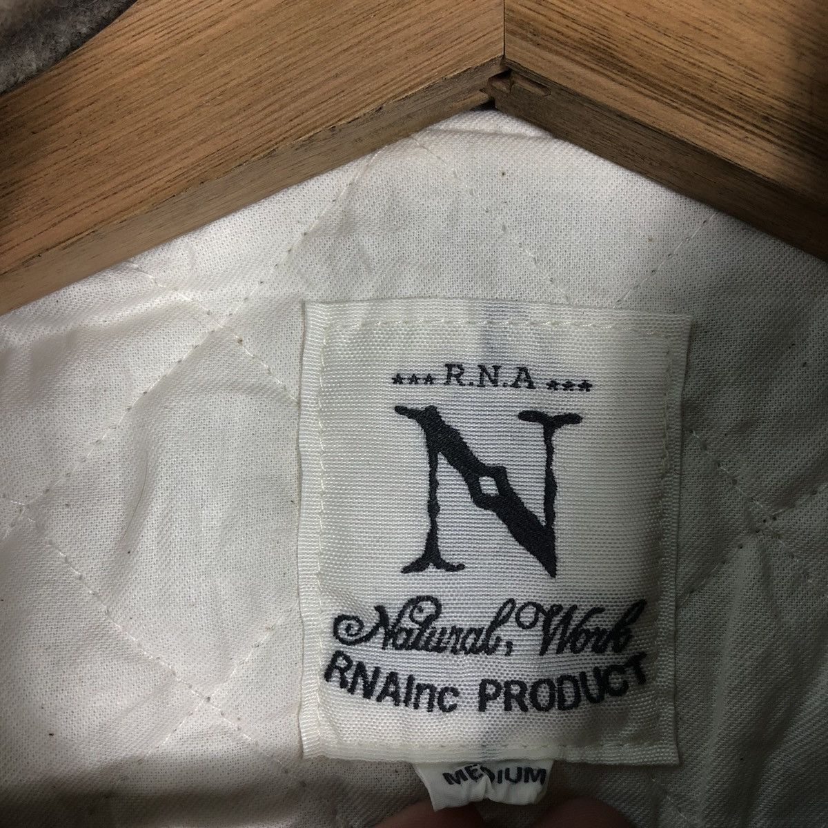 45rpm 📌Vintage Wool Bomber Jacket Zipper Rna Product Japan Size US M / EU 48-50 / 2 - 19 Thumbnail