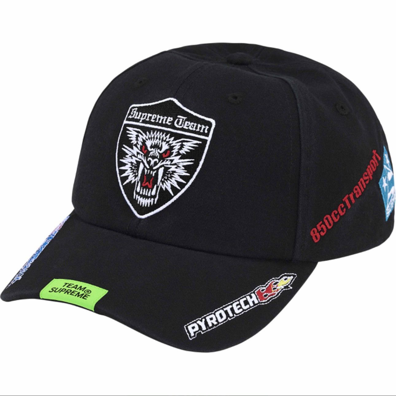 Supreme Supreme Aphex Twin Black 6-Panel Hat | Grailed