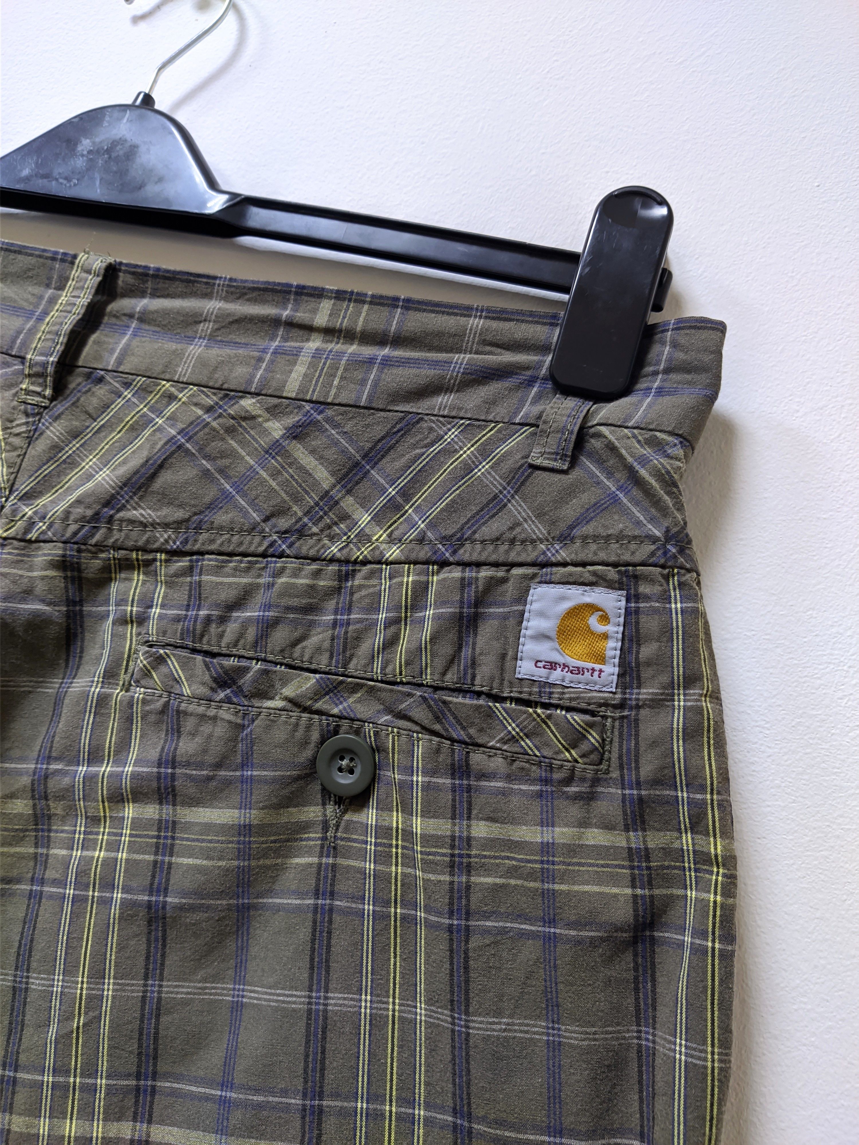 Carhartt Y2K vintage Carhartt shorts checkered Size US 32 / EU 48 - 2 Thumbnail