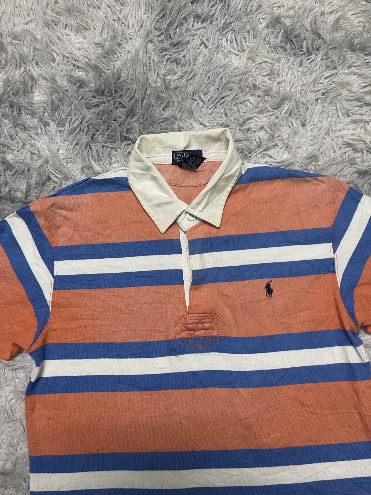 Polo Ralph Lauren 2000s POLO BY RALPH LAUREN STRIPES POLO SHIRT Size US S / EU 44-46 / 1 - 5 Thumbnail