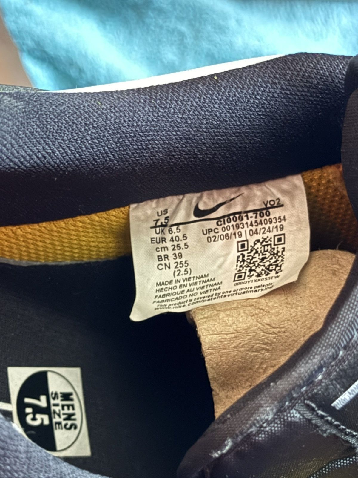 Nike 2019 nike air force 1 lv8 “dark sulfur” Size US 7.5 / EU 40-41 - 11 Thumbnail