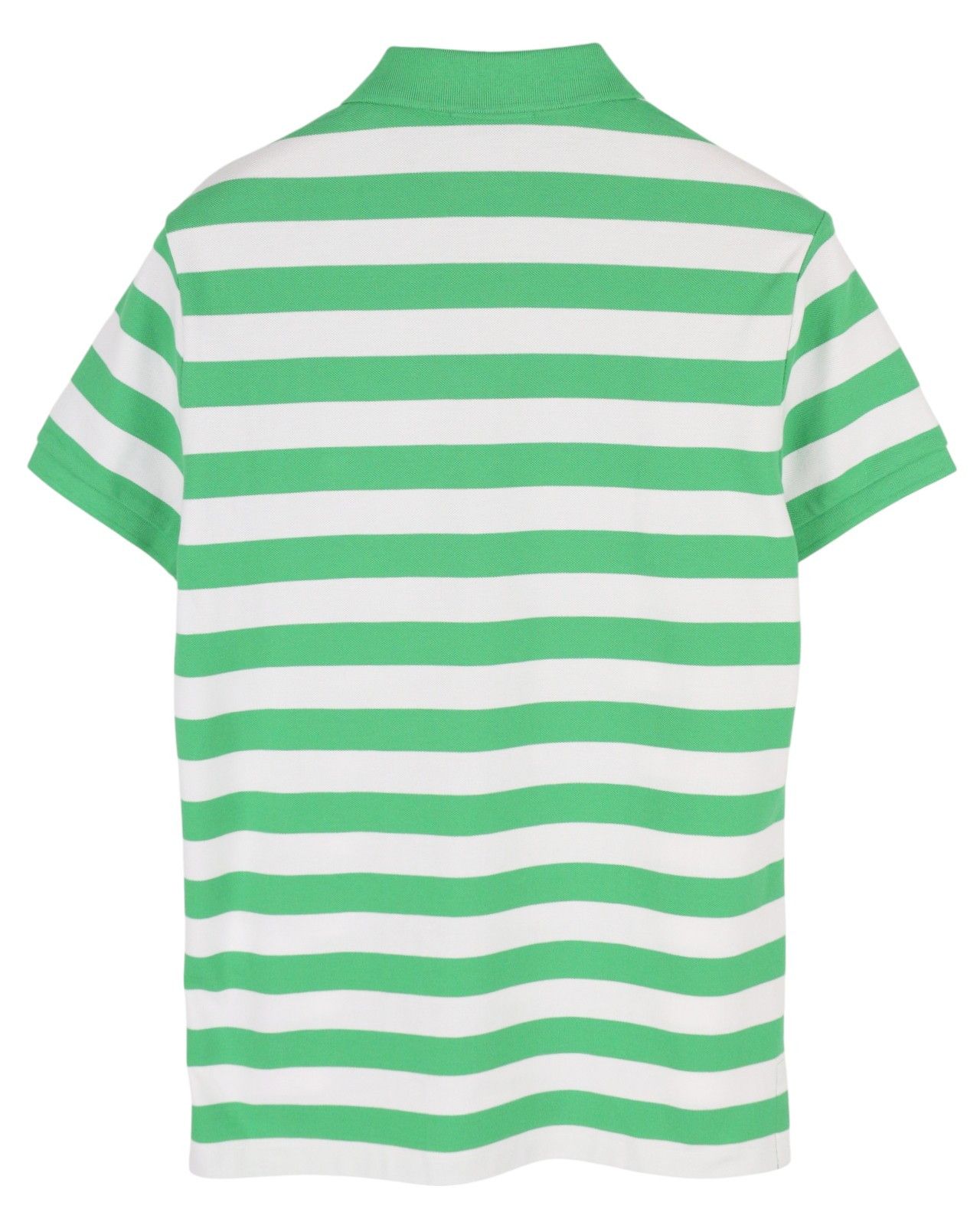 Polo Ralph Lauren CUSTOM SLIM FIT S Green Striped Polo Neck T-Shirt 84563 Size US S / EU 44-46 / 1 - 2 Thumbnail