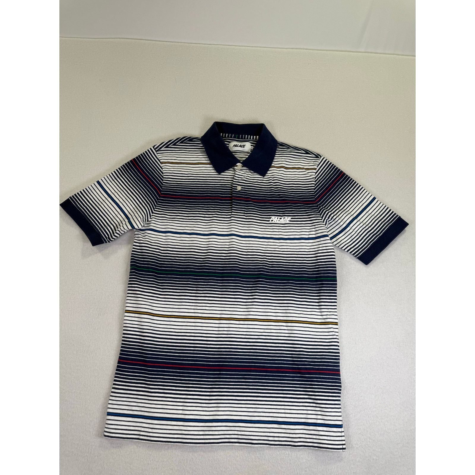 Palace Palace Geezer Polo White Navy | Grailed