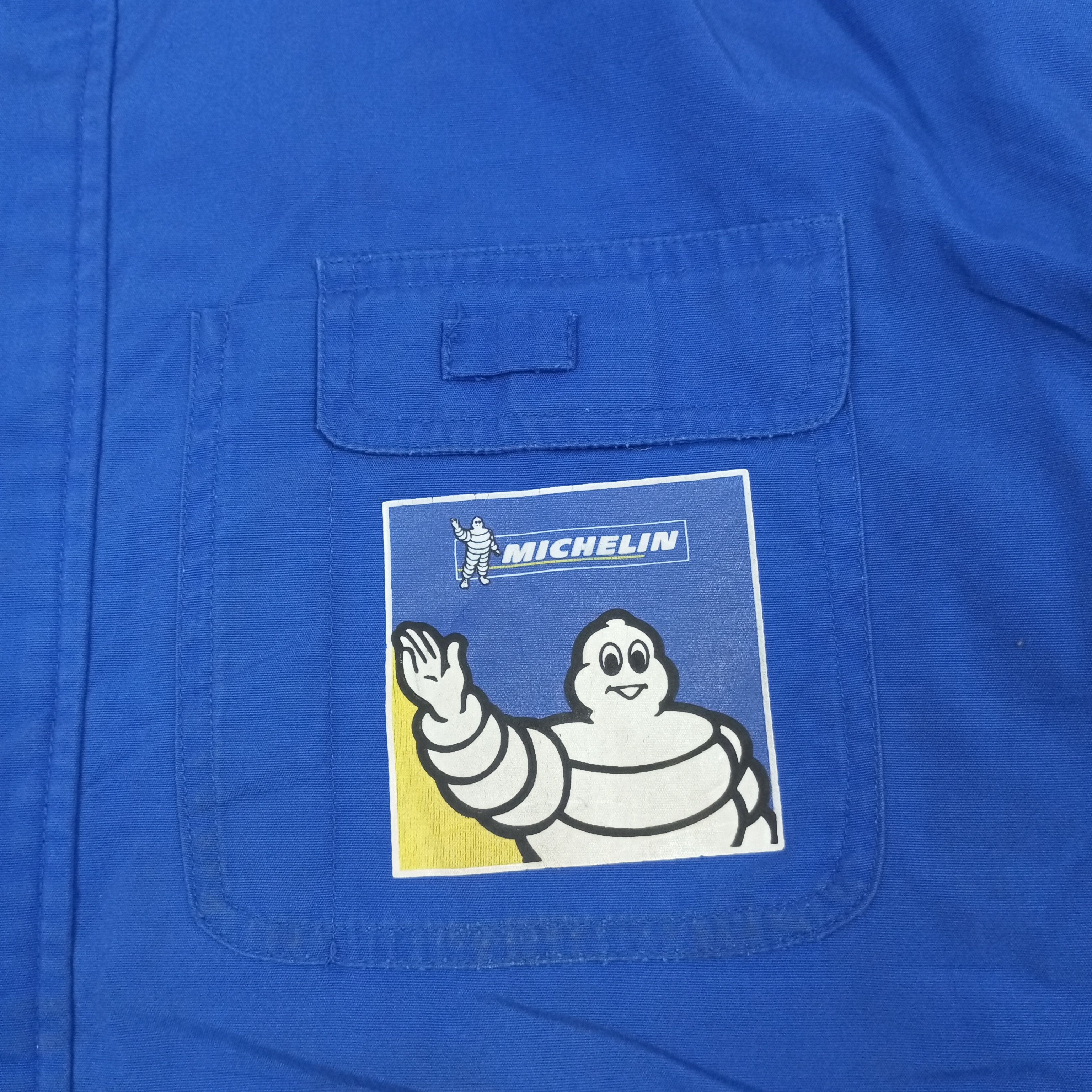 Vintage Michelin Tyre Cars Brand Big Logo Design Jacket Motorsports Size US L / EU 52-54 / 3 - 4 Thumbnail
