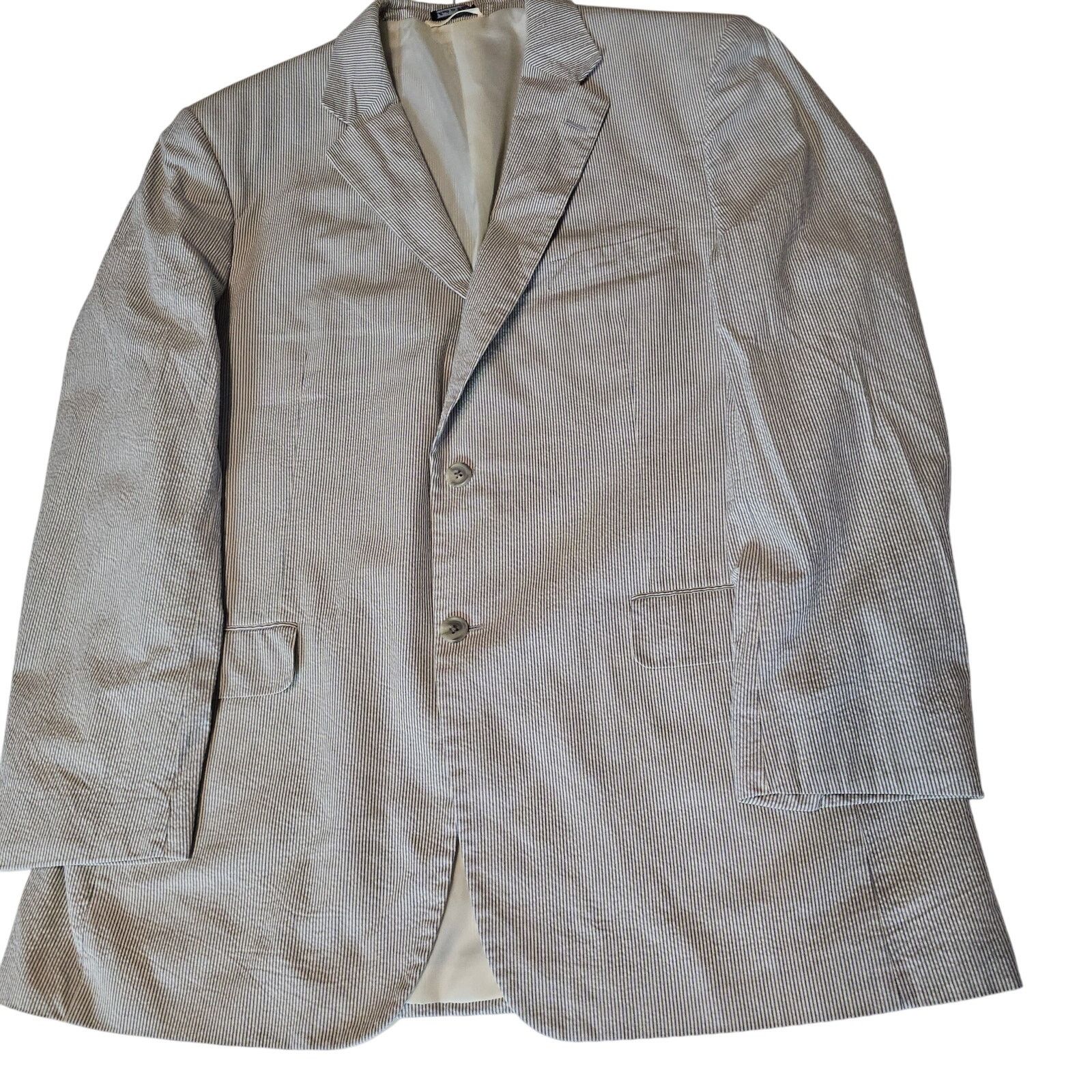 Other Cesarani Striped Cotton Sports Coat Blazer Jacket 46L/40L Size US M / EU 48-50 / 2 - 1 Thumbnail