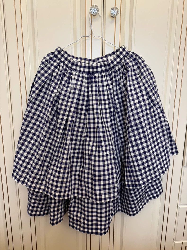 Comme Des Garcons size XS Plaid overskirt