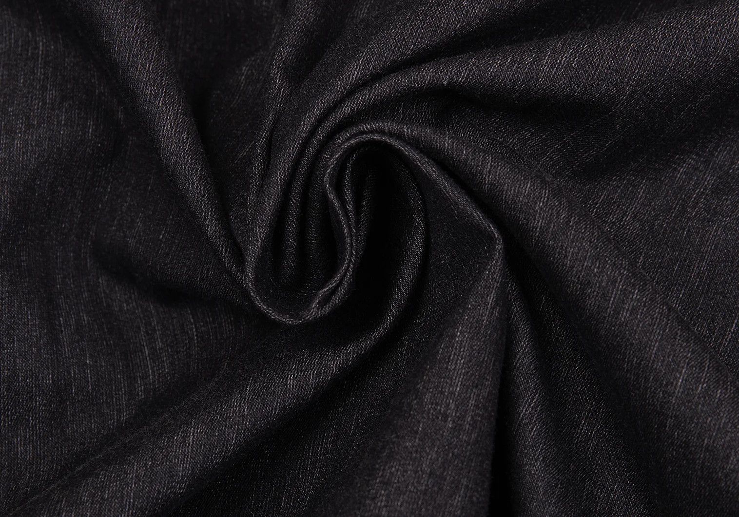 Issey Miyake Cotton Denim Shirt in Charcoal, Size M Size US M / EU 48-50 / 2 - 15 Thumbnail