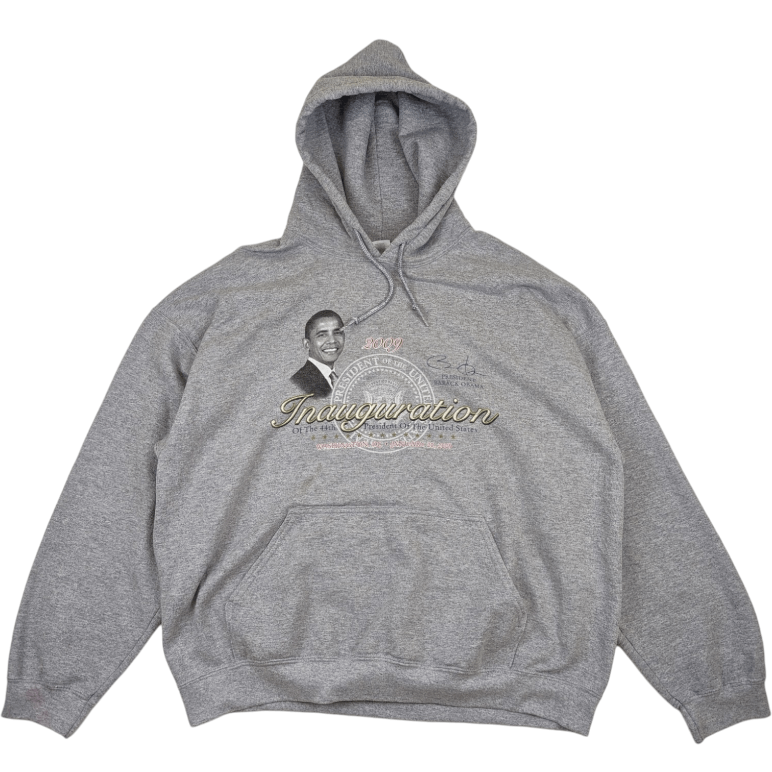 Gildan BARACK OBAMA First Inauguration 2009 Hoodie Size US XL / EU 56 / 4 - 3 Thumbnail