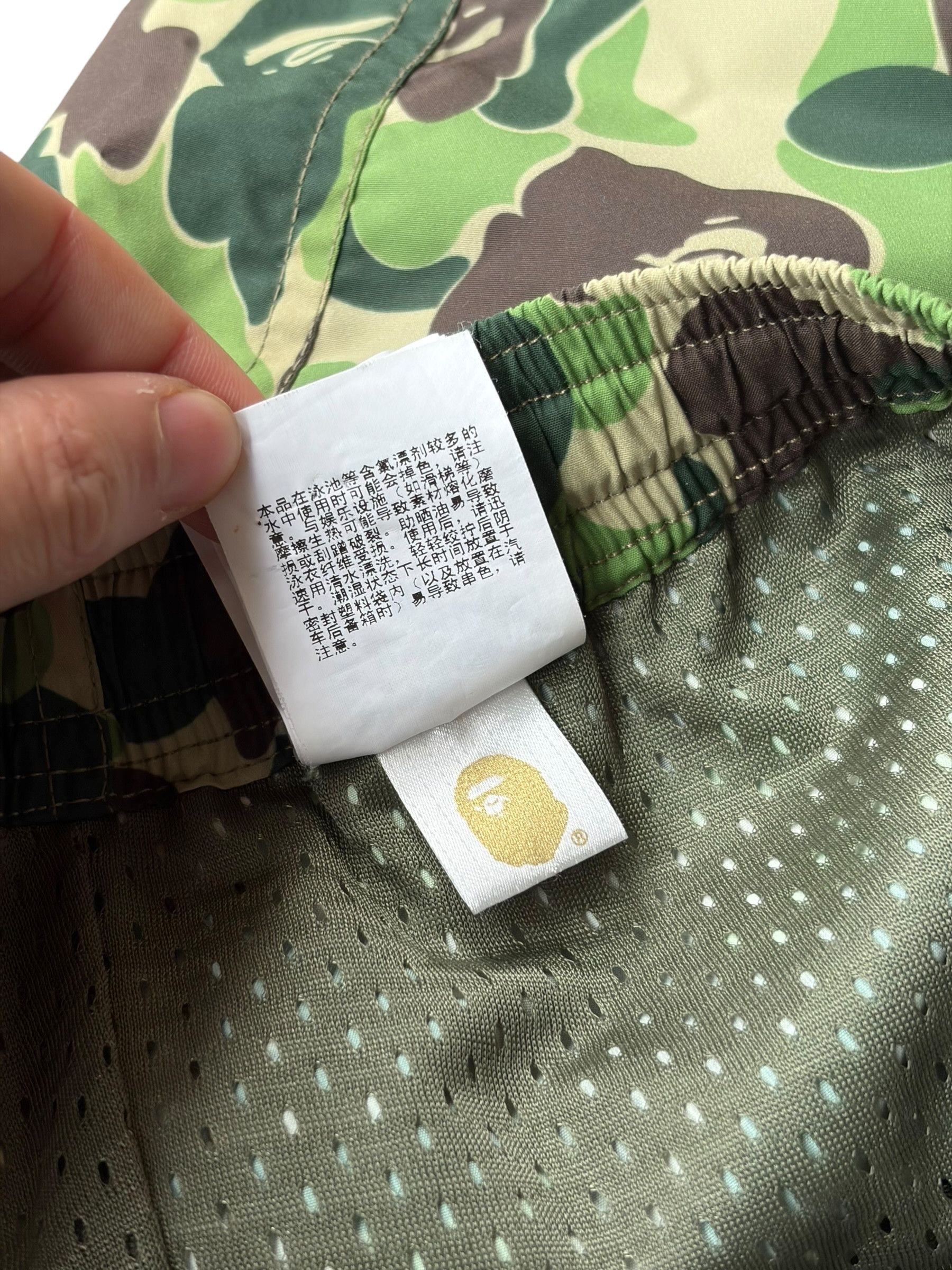 Bape Bape Green ABC Camo Beach Shorts Size US 32 / EU 48 - 9 Thumbnail