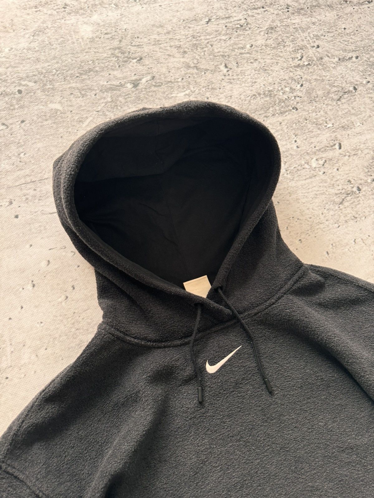 Nike × Vintage NIKE TEDDY VINTAGE CENTER LOGO OVERSIZE BOXY HOODIE Size US M / EU 48-50 / 2 - 4 Thumbnail