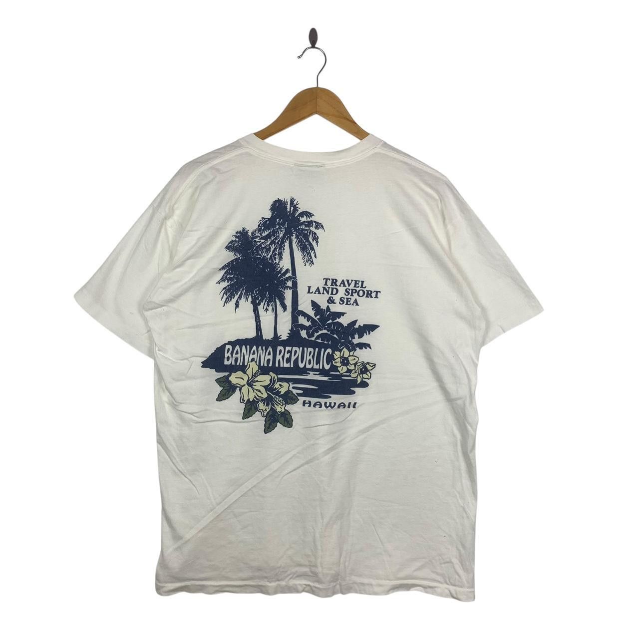 Vintage Vintage 90’ BANANA REPUBLIC HAWAII Beach Sea Tee Shirt Top Size US L / EU 52-54 / 3 - 1 Thumbnail