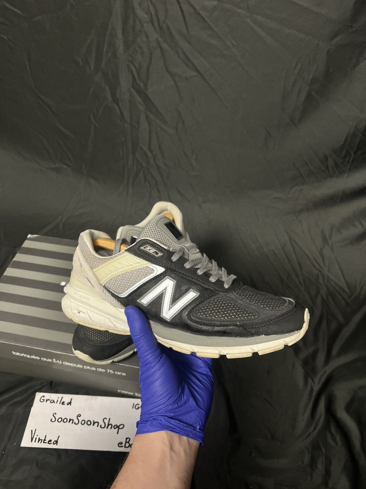 New Balance New balance 990 grey made in USA 990v5 black 990bm5 Size US 9.5 / EU 42-43 - 10 Thumbnail