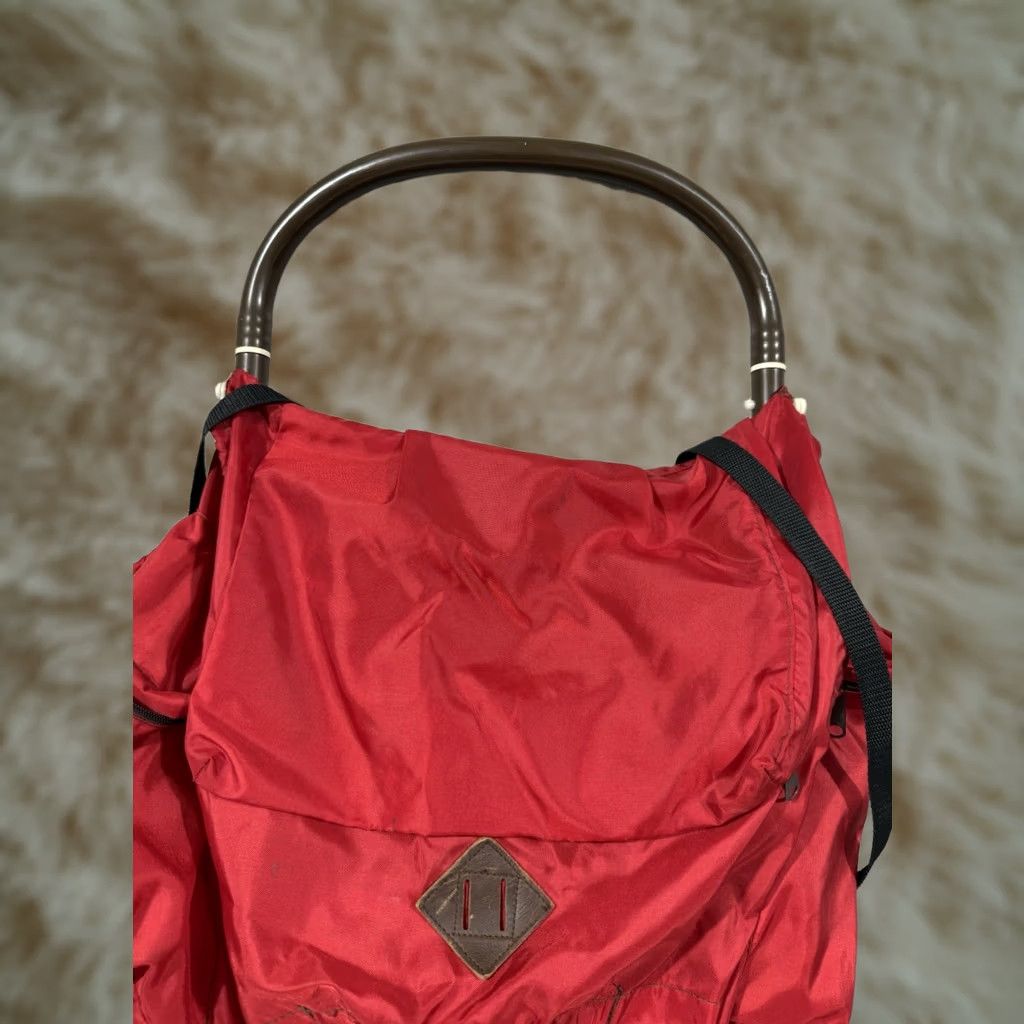 Vintage VINTAGE Alpine Designs Backpack Unisex Adults 14"W 20"H 8"D Red External Frame Nylon Hiking Camping Trail USA Size ONE SIZE - 1 Thumbnail
