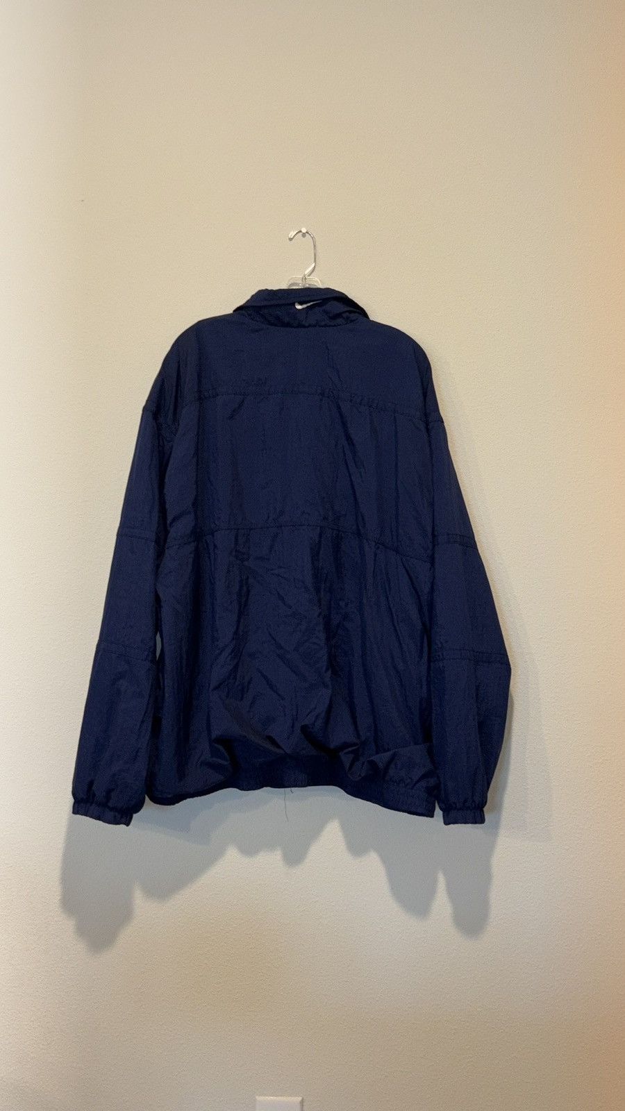 Nike Vintage Nike‎ Navy Blue Windbreaker XXL Size US XXL / EU 58 / 5 - 2 Thumbnail