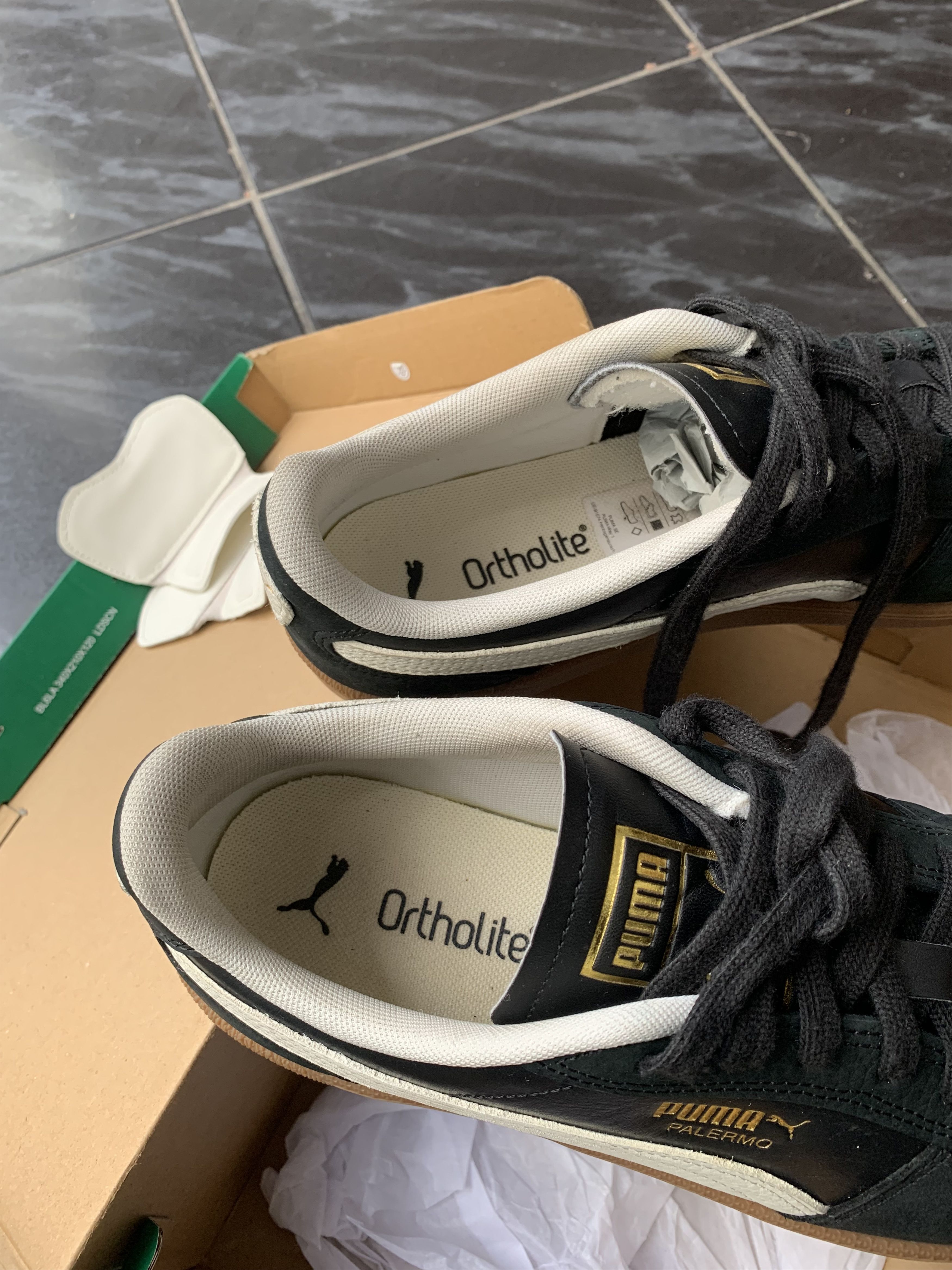 Puma Puma Palermo Black Gum Sole Size US 10 / EU 43 - 4 Thumbnail