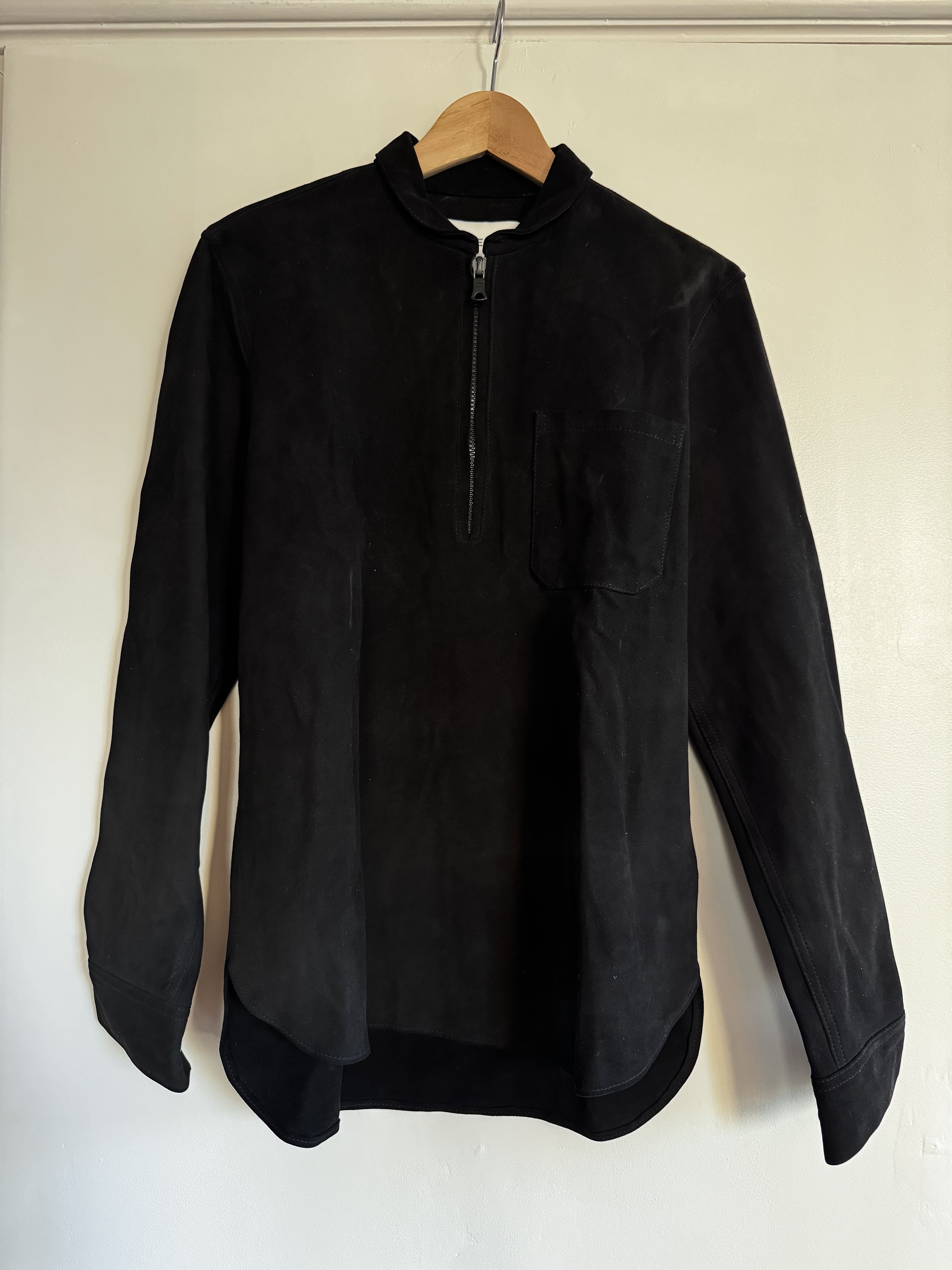 Our Legacy BLACK SUEDE SHAWL ZIP Size US S / EU 44-46 / 1 - 1 Thumbnail
