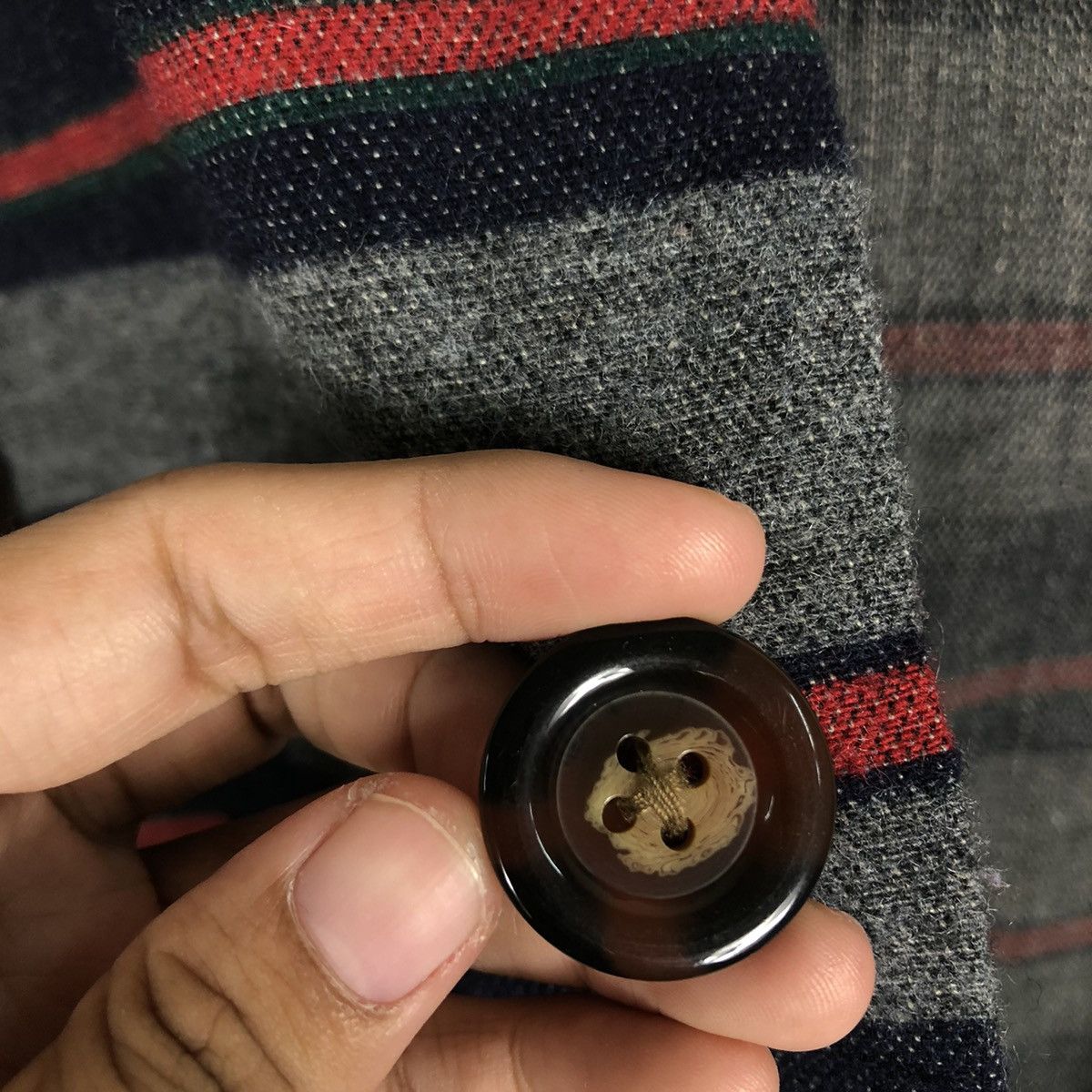 45rpm 📌Vintage Cloak Bomber Jacket Wool Hickory Chore Size US M / EU 48-50 / 2 - 17 Thumbnail